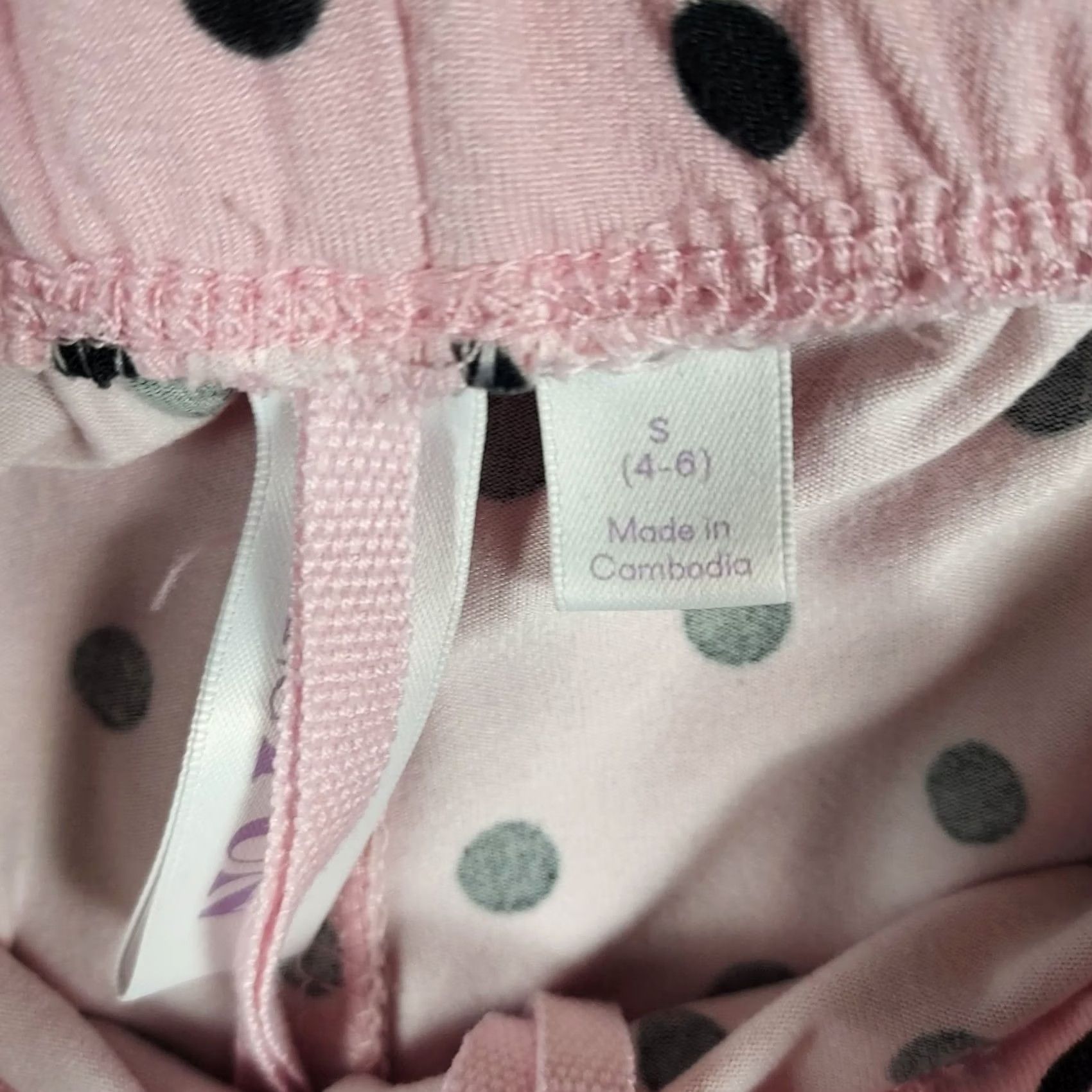 Vintage Joyspun Pajama Set Womens Small Pink Knit Polyester Button Closure Lightweight Machine Washable Seasonal Spring Fall Winter Size ONE SIZE - 7 Thumbnail