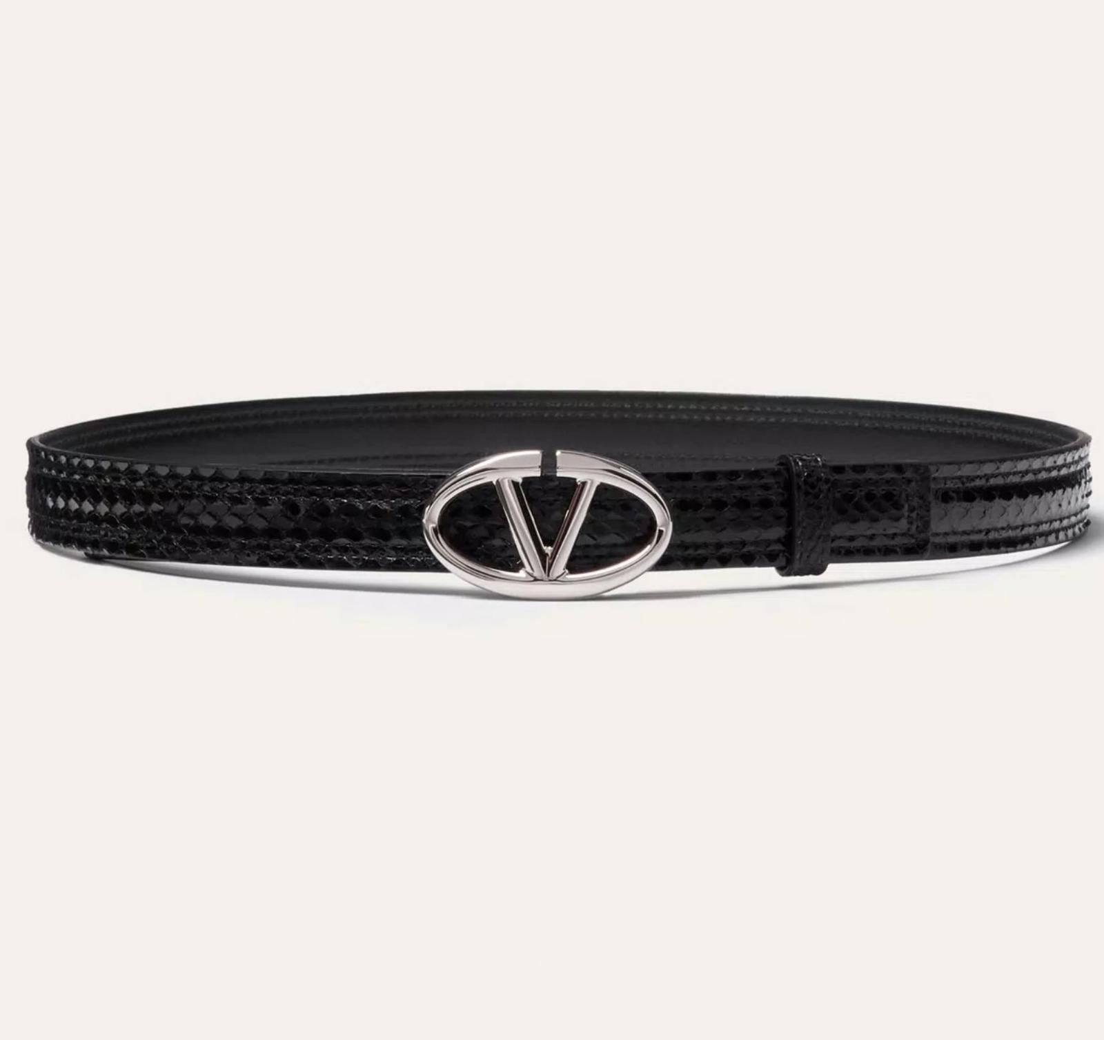 Valentino Valentino Vlogo The Bold Edition Belt 20 Mm Size 95 Size ONE SIZE - 1 Thumbnail