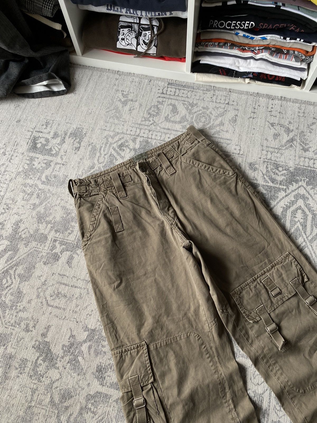 Japanese Brand Vintage Cargo Pants Avant Garde Baggy Wide Japanese Y2K Hype Size US 32 / EU 48 - 5 Thumbnail