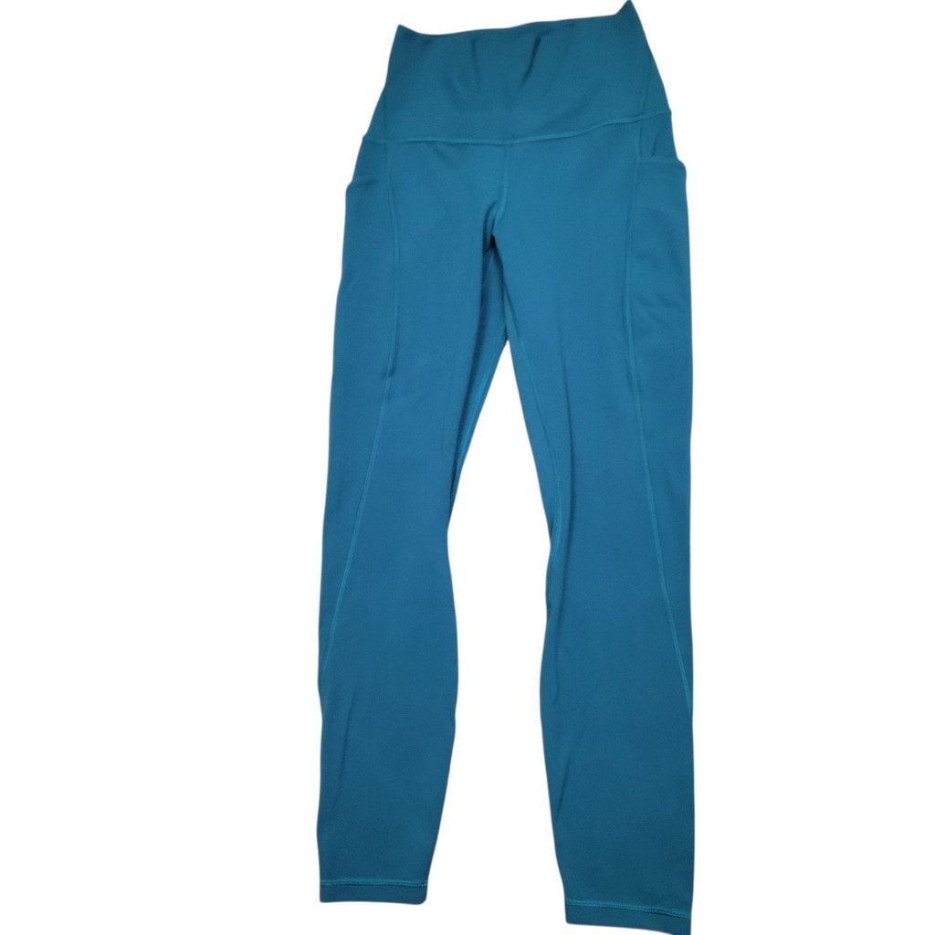 Lululemon LULULEMON Womens DOUBLE DAY Tight 28" Dark Uniform Blue Run Size 27" / US 4 / IT 40 - 5 Thumbnail