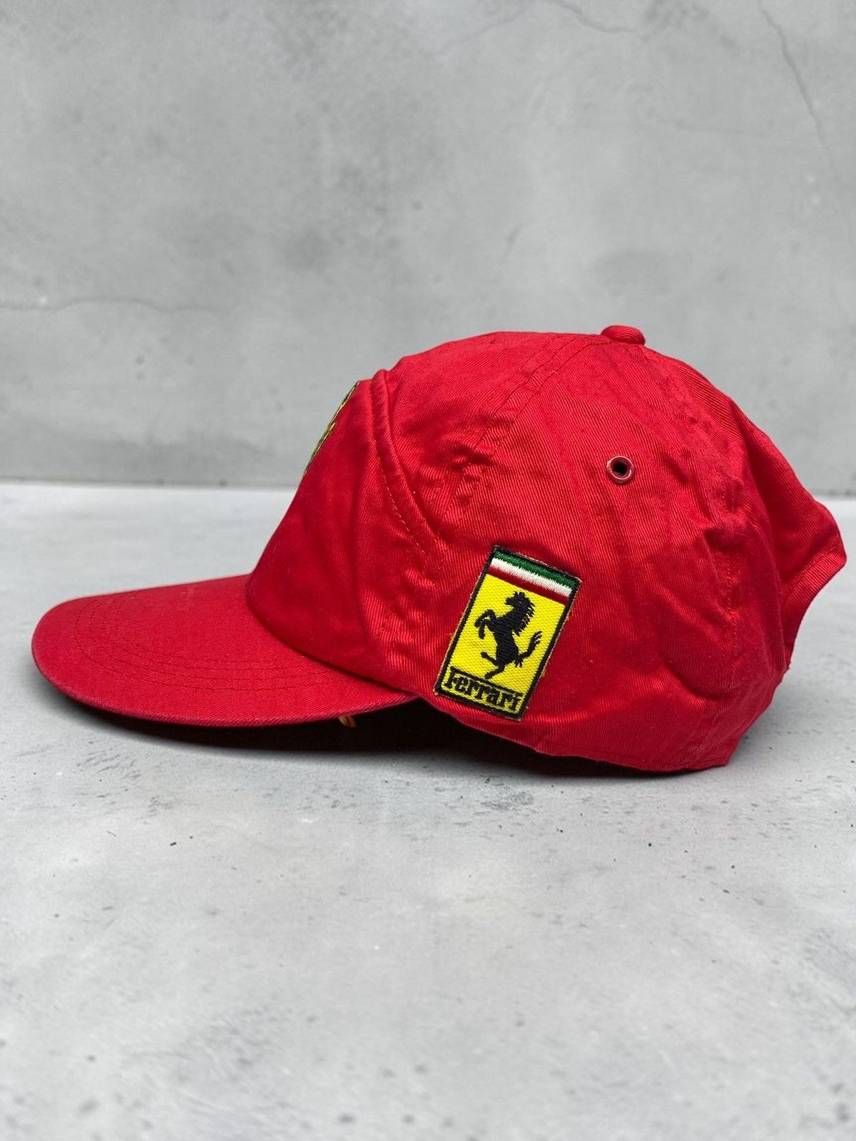 Ferrari Vintage 80s Ferrari Gerhard Berger F1 Cap Size ONE SIZE - 2 Thumbnail