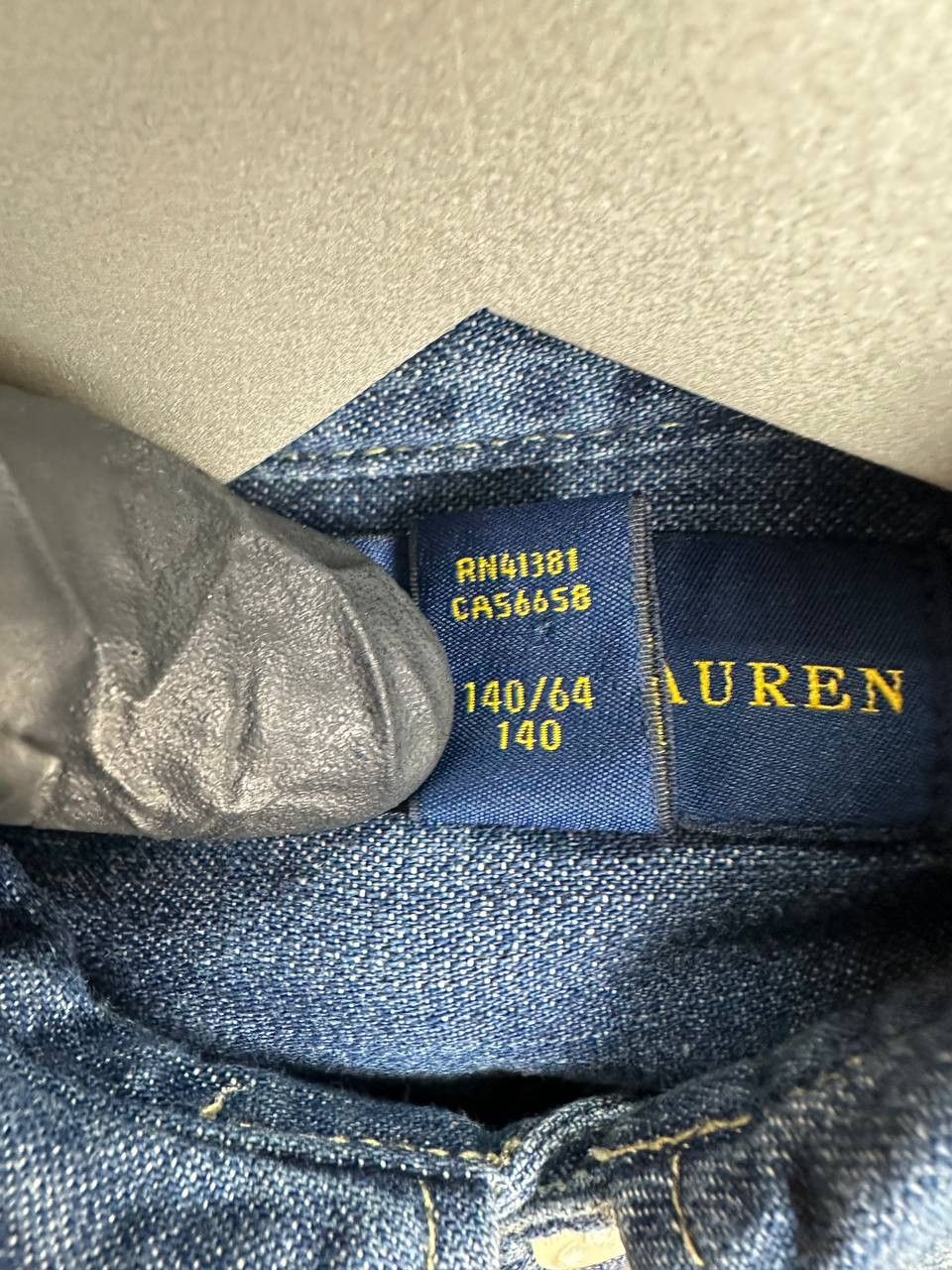 Ralph Lauren Ralph Lauren Kids Girls Denim Shirt Dress with Belt Blue Size XXS / US 00 / IT 34 - 13 Thumbnail