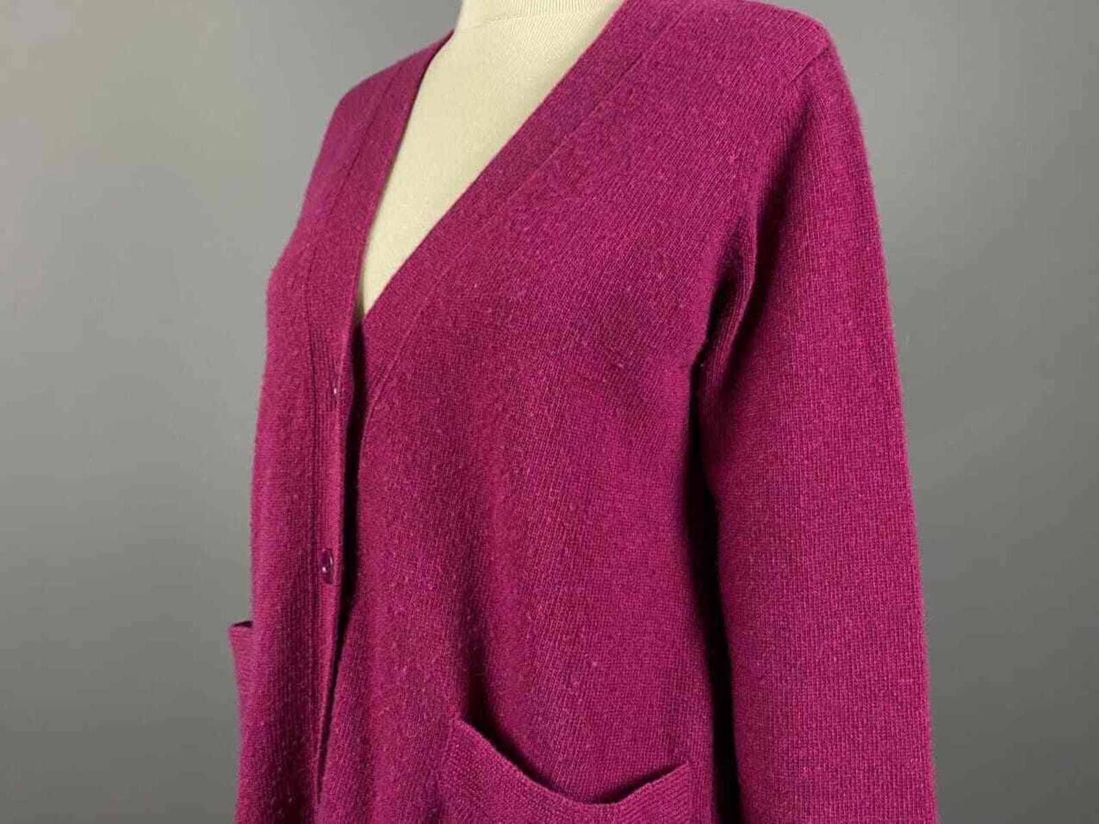Aspesi Aspesi Pink 70% Wool 30% Cashmere Cardigan Sweater Size M Size M / US 6-8 / IT 42-44 - 4 Thumbnail