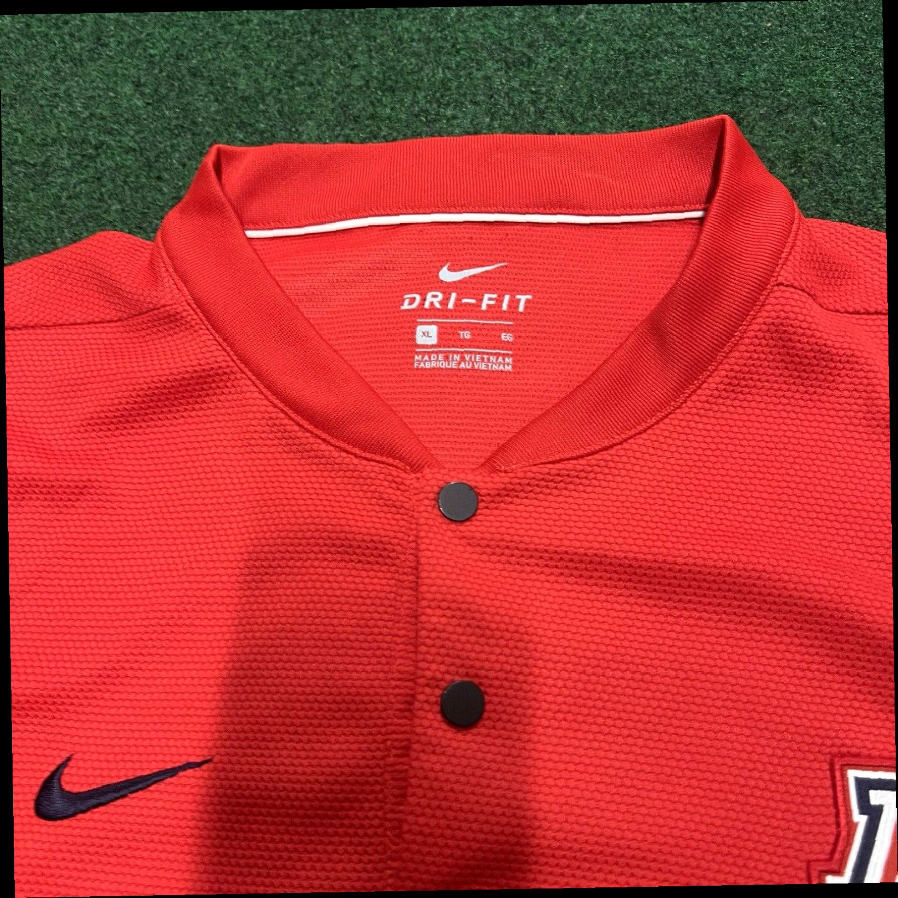 Nike University of Arizona Wildcats Shirt Mens XL Nike Dri Fit Short Sleeve Team Issu Size US XL / EU 56 / 4 - 3 Thumbnail