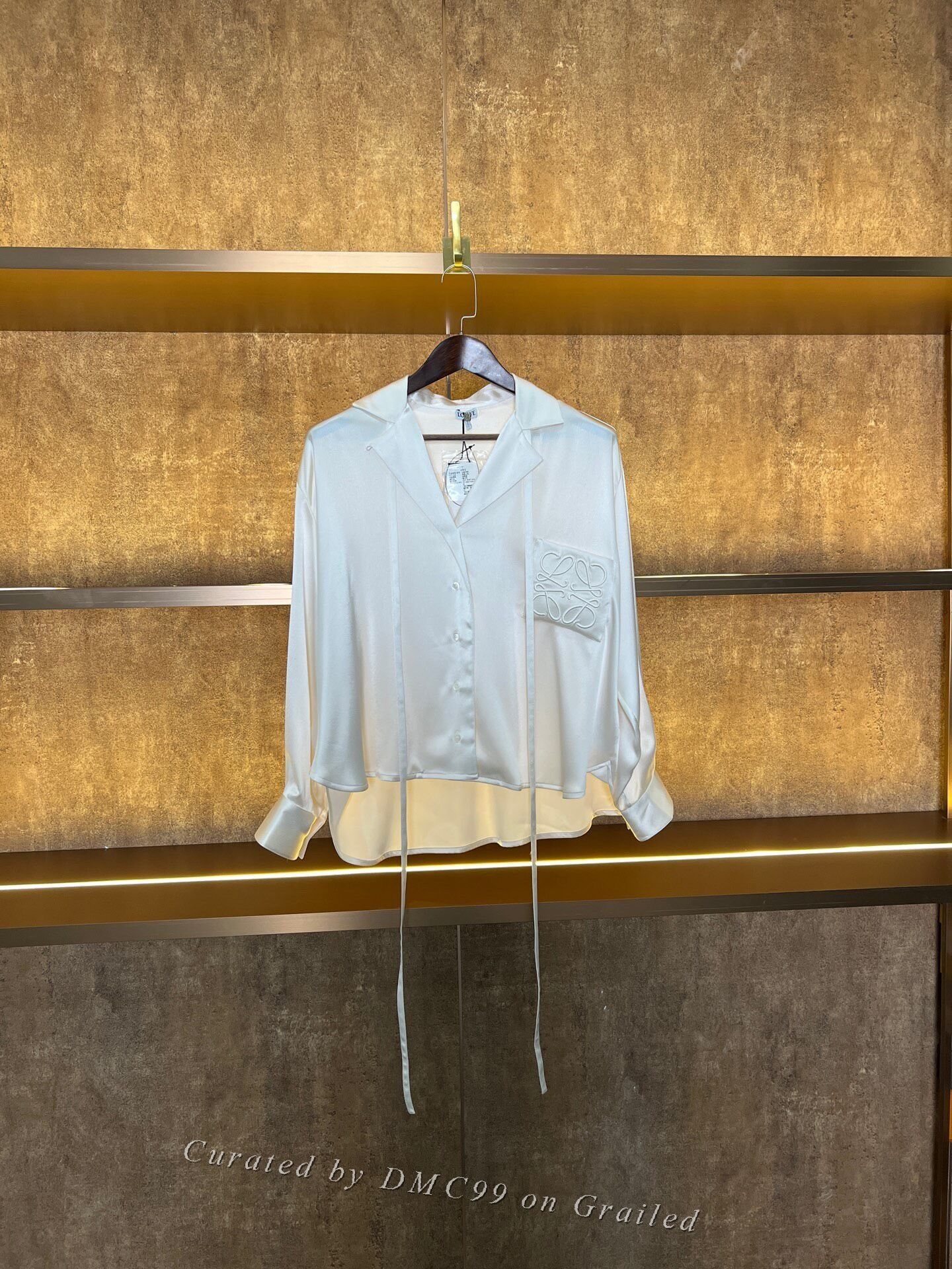 Loewe Loewe Embossed Logo Shirt Size XXS / US 00 / IT 34 - 1 Thumbnail