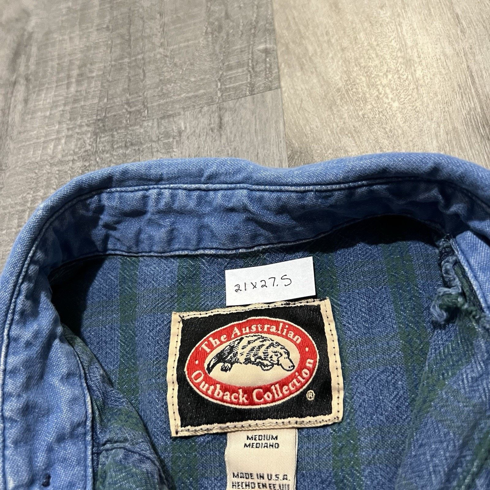 The Australian Outback Collection The Australian Outback Collection Denim Collar Button Shirt Size US M / EU 48-50 / 2 - 5 Thumbnail
