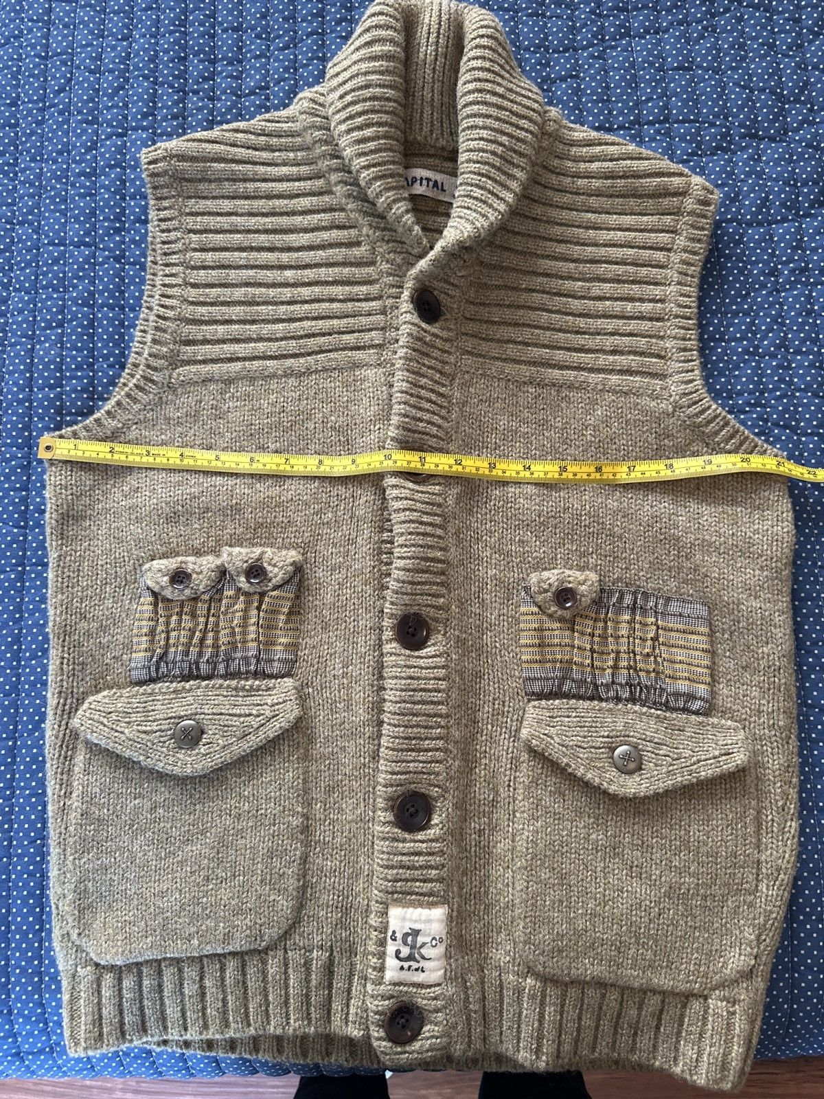 Kapital Kapital x Kapital kountry wool vest Size US L / EU 52-54 / 3 - 5 Thumbnail