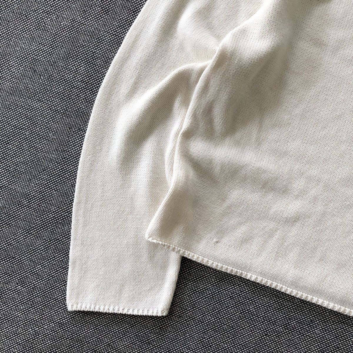 Tricot Comme des Garcons Tricot COMME des GARCONS White Boat Neck Knitwear Size S / US 4 / IT 40 - 4 Thumbnail