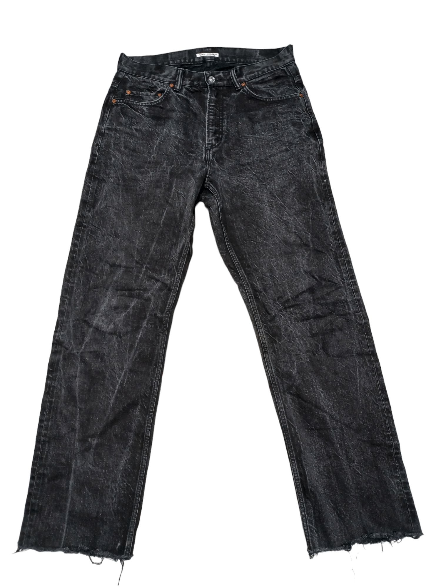 Our Legacy OUR LEGACY FANTASTIC BLACK WASHED 2ND CUT MADE IN PORTUGAL Size US 31 - 1 Thumbnail