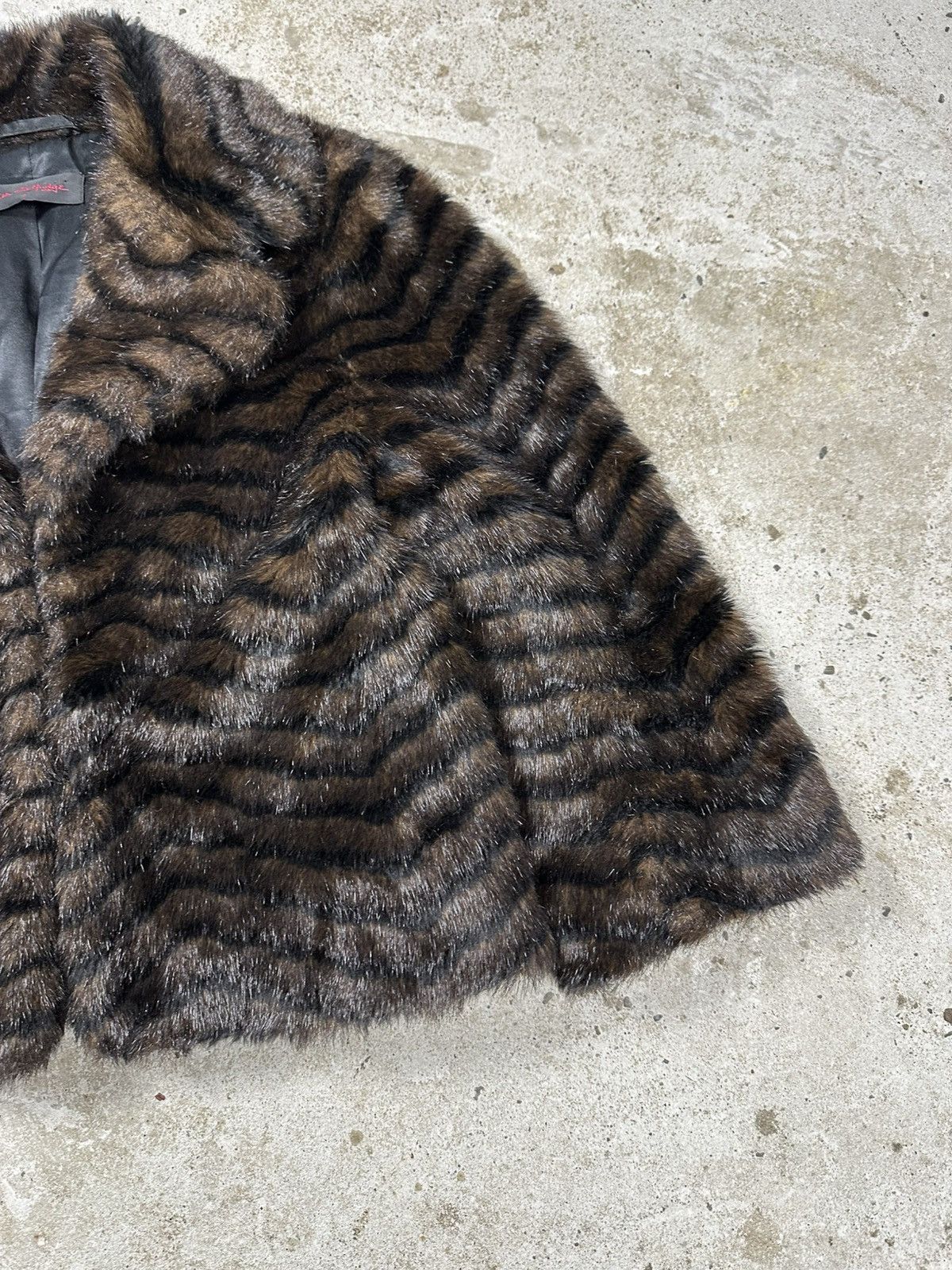 If Six Was Nine × Japanese Brand × Le Grande Bleu (L.G.B.) Vintage Y2K Faux Fur Brown Jacket Japanese Style Size US XS / EU 42 / 0 - 5 Thumbnail