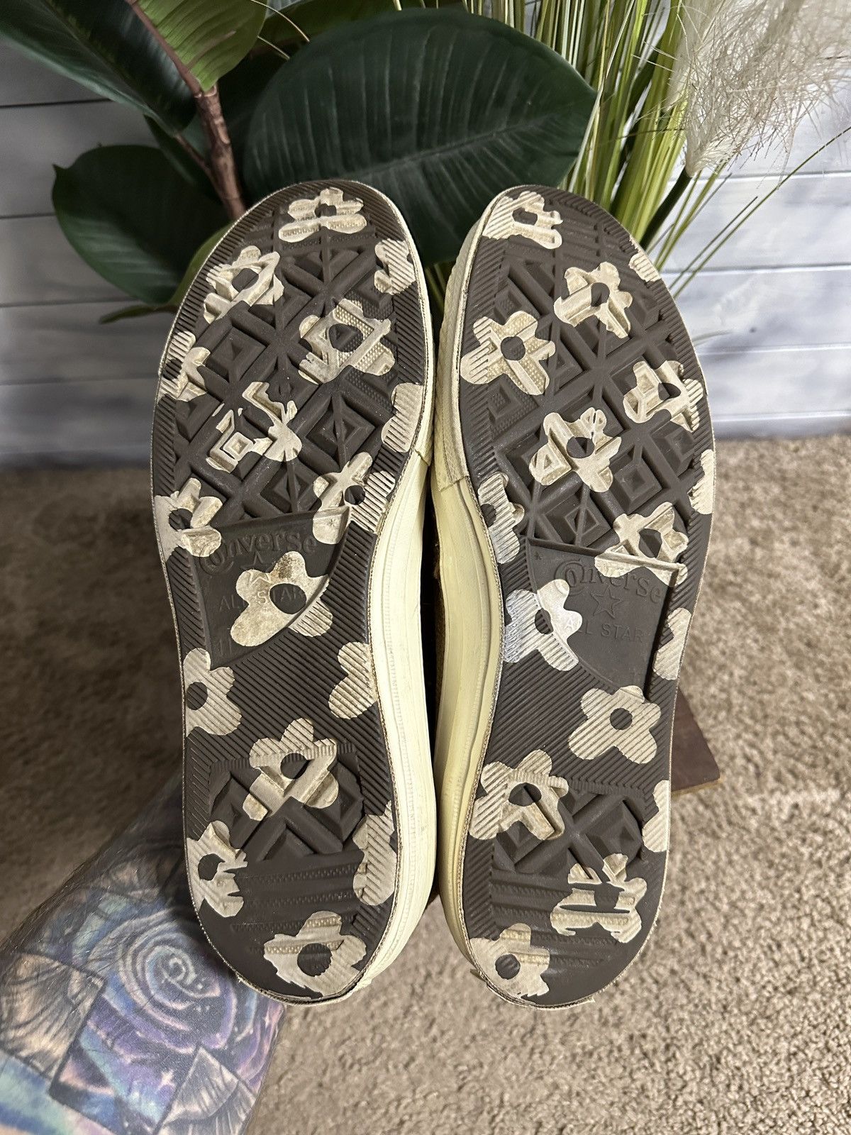 Converse × Golf le Fleur Rare Hi Top Sneaker Gold Le Fleur x Converae Size 45(11) Size US 11 / EU 44 - 8 Thumbnail