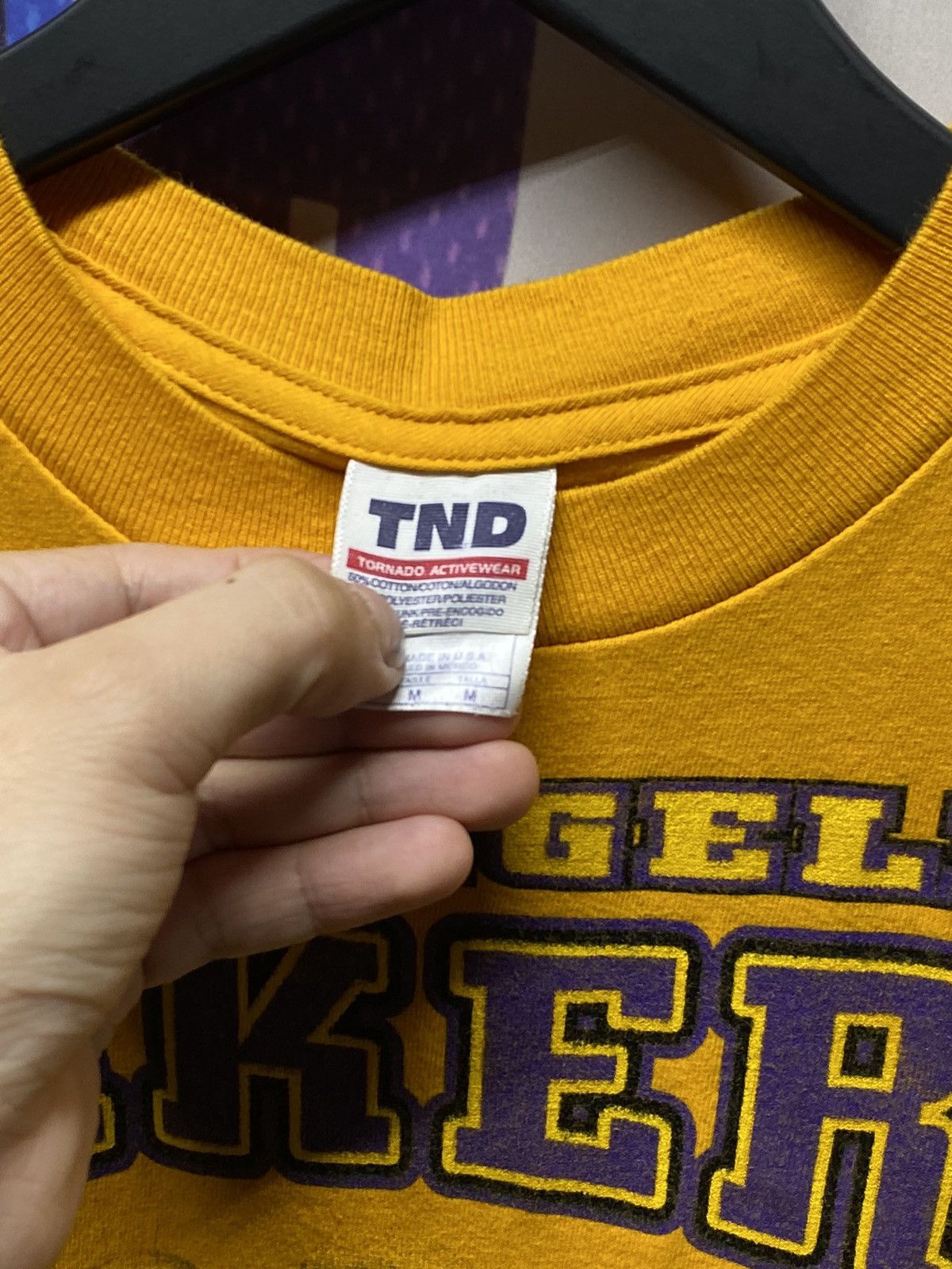 NBA × Vintage Vintage 04’ Lakers NBA Championship Finals Tee Shirt Medium Size US M / EU 48-50 / 2 - 3 Thumbnail