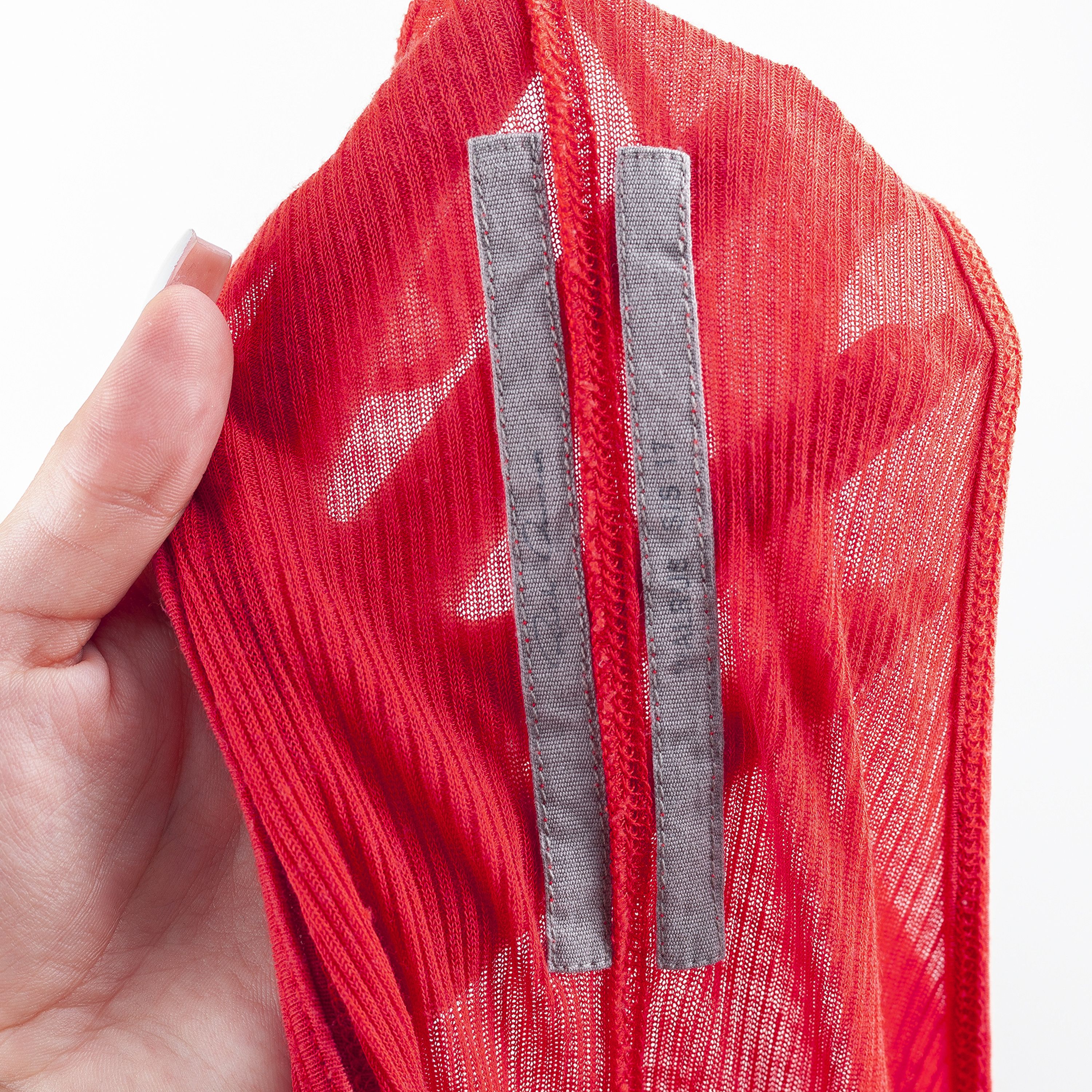 Rick Owens Rick Owens Red Basic Ribbed Tank Top (S) Size S / US 4 / IT 40 - 5 Thumbnail