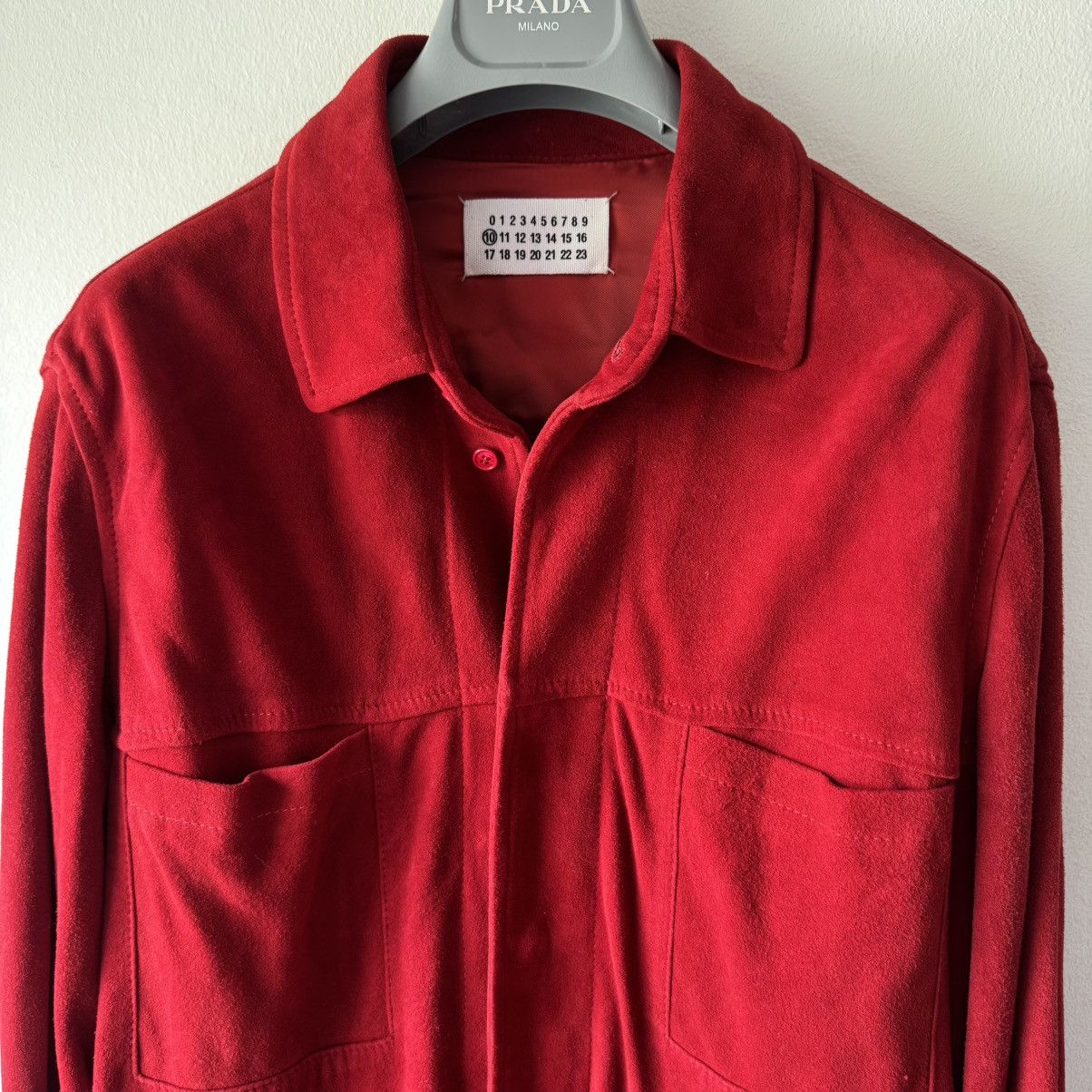 Maison Margiela SS2008 Martin Margiela Multipocket Suede Overshirt Jacket Size US M / EU 48-50 / 2 - 2 Thumbnail
