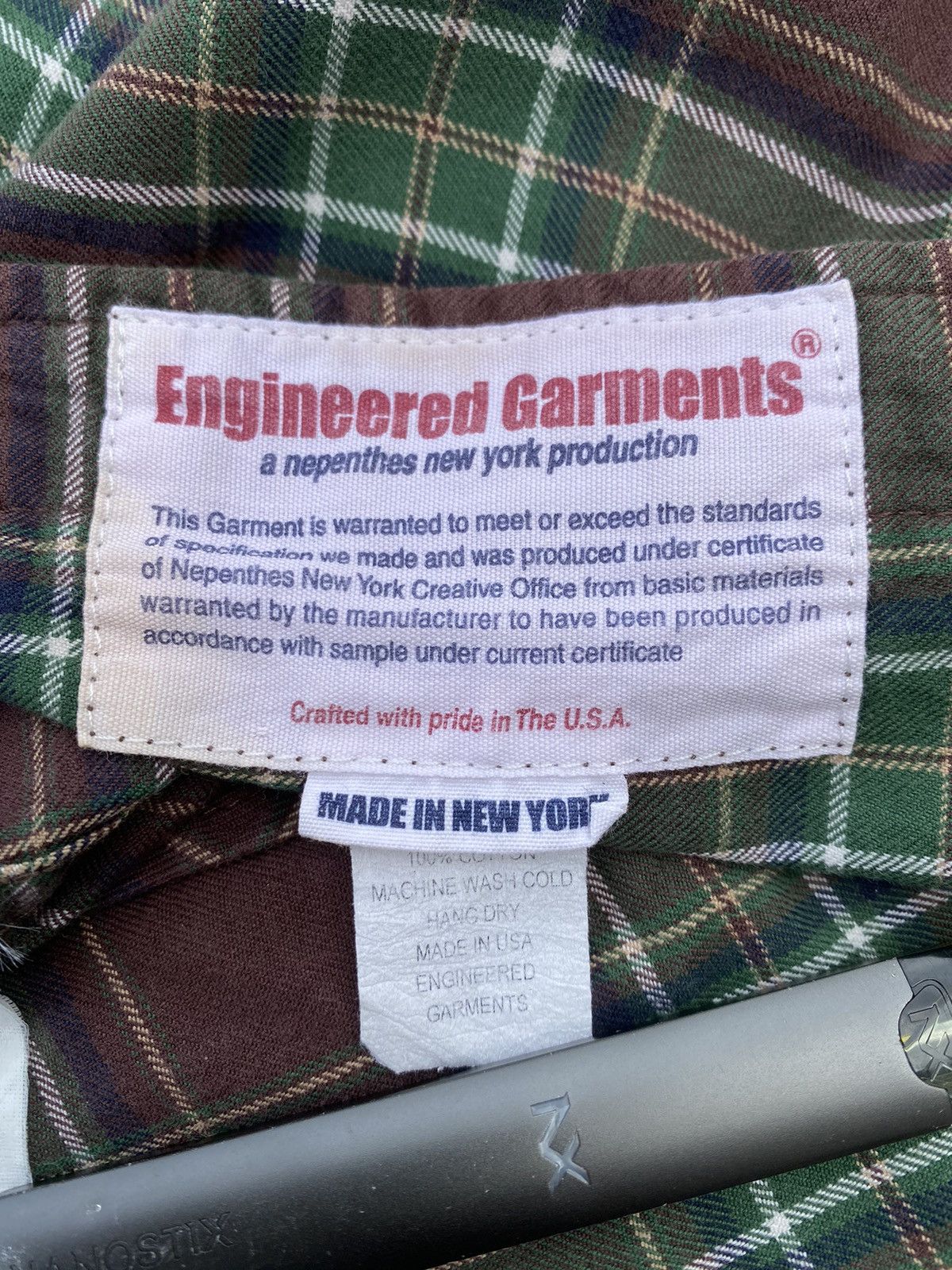 Engineered Garments Rare Engineered Garments Checkered Buttons Shirt Size US M / EU 48-50 / 2 - 16 Thumbnail