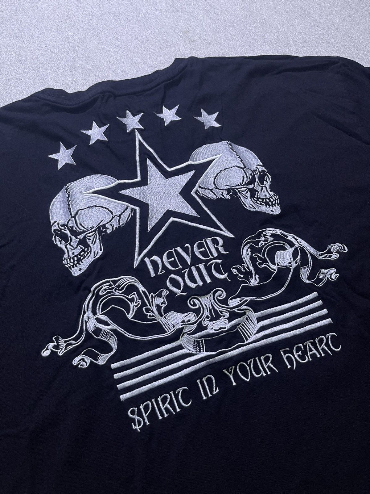 Hysteric Glamour Y2K long sleeve tshirt black big skull motif Size US XL / EU 56 / 4 - 3 Thumbnail