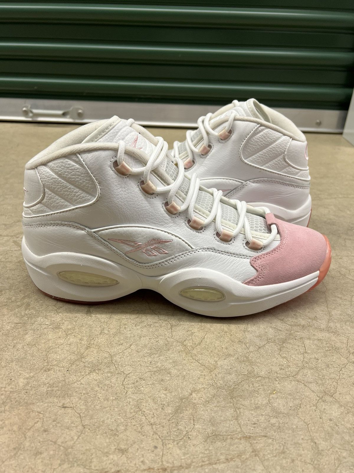 Reebok Question Mid Pink Toe Size