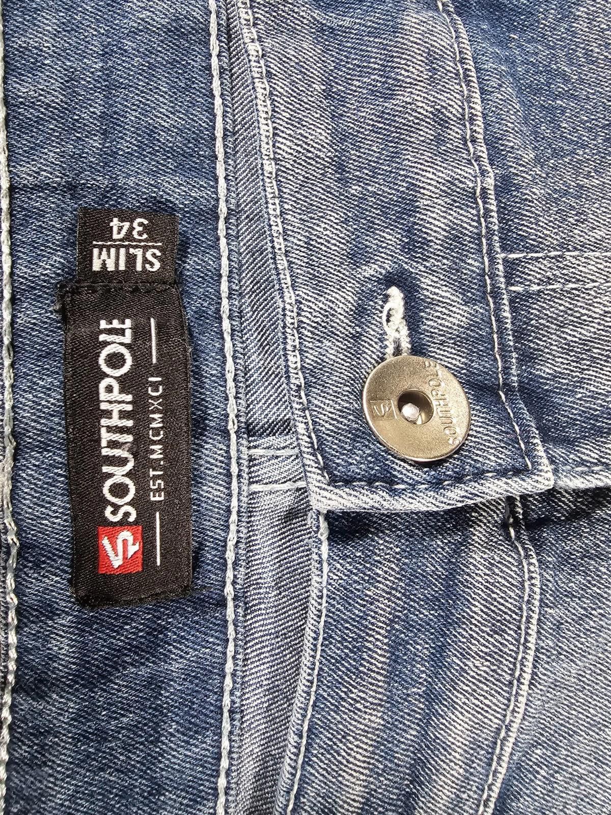 Southpole Southpole Slim 34 Jean Zipper Shorts Size US 34 / EU 50 - 2 Thumbnail