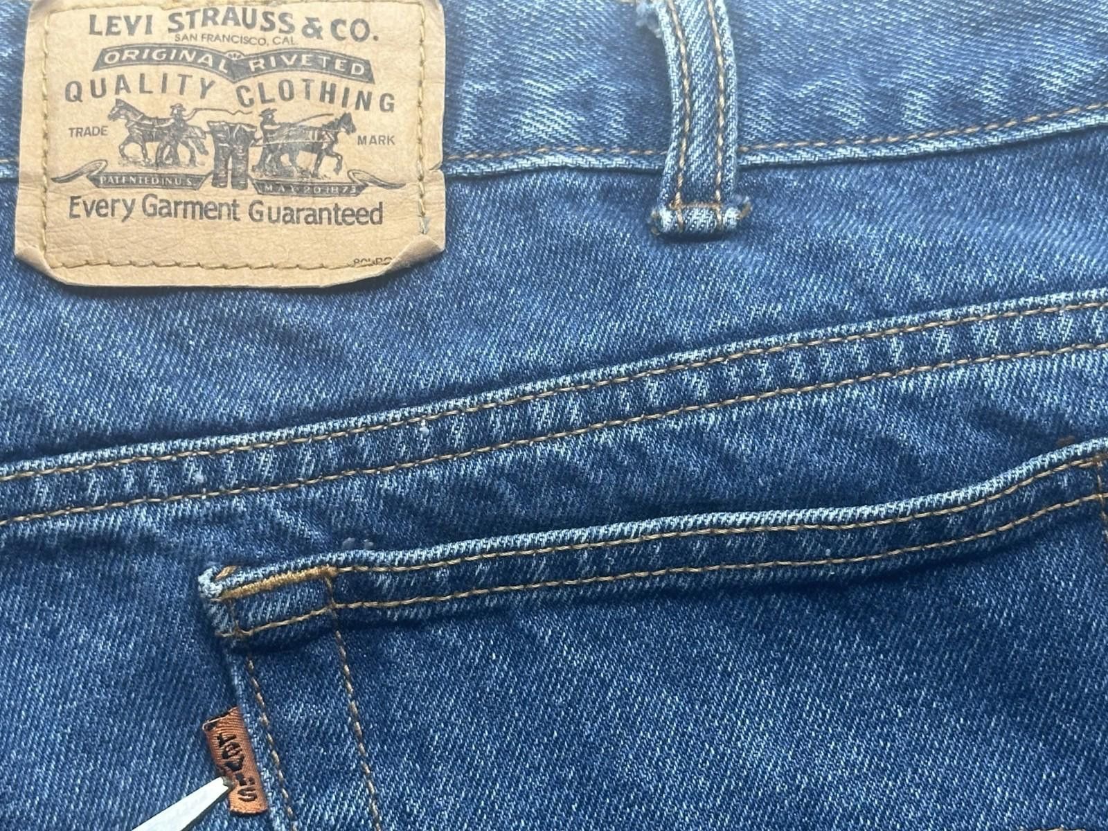 Levi's Levis Vintage Straight Leg Denim Jeans Blue Men's 44/32 Size US 44 / EU 60 - 6 Thumbnail