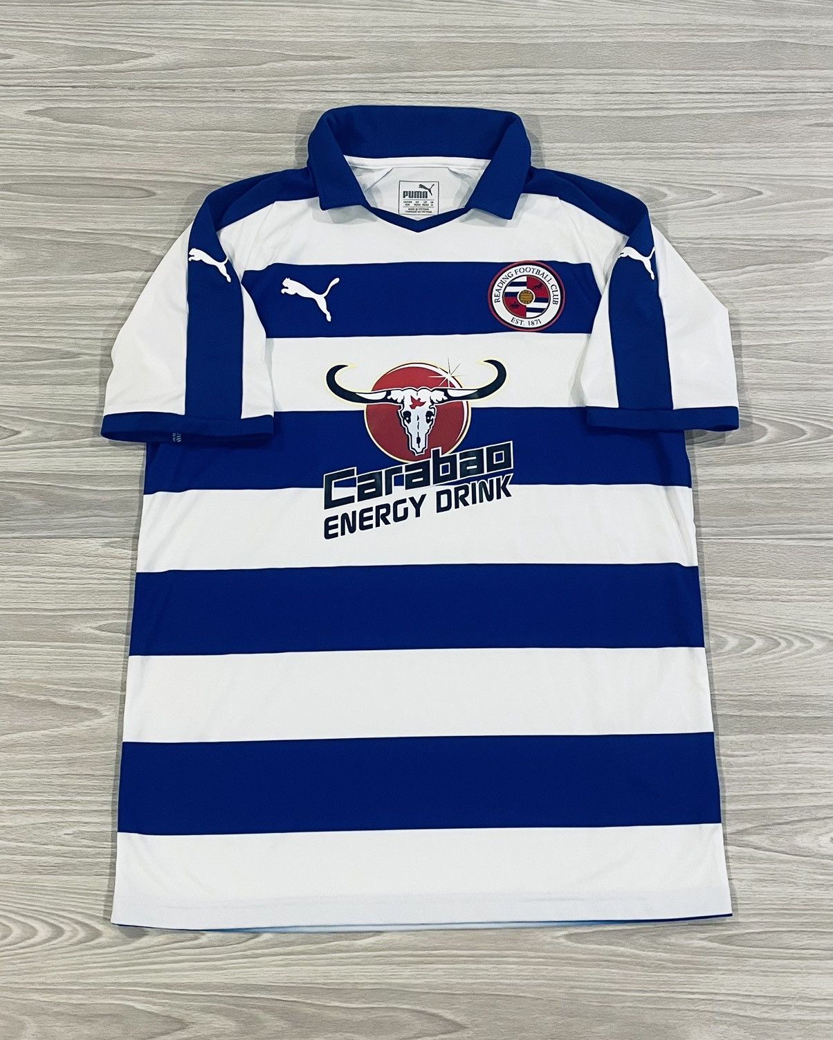 Puma Puma 2018/19 Reading Football Soccer Jersey Mens Size Medium Size US M / EU 48-50 / 2 - 1 Thumbnail