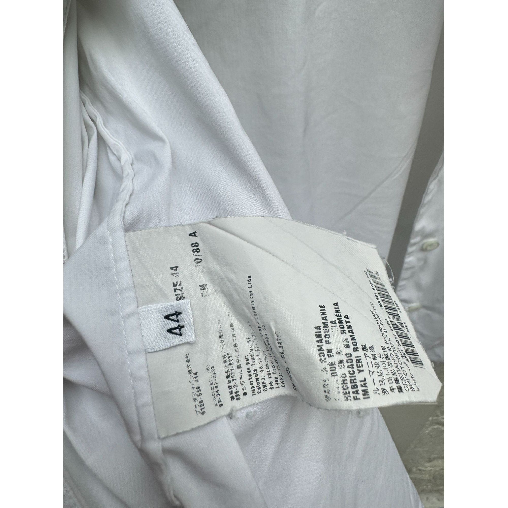 Prada Classic White Shirt Size L / US 10 / IT 46 - 6 Thumbnail