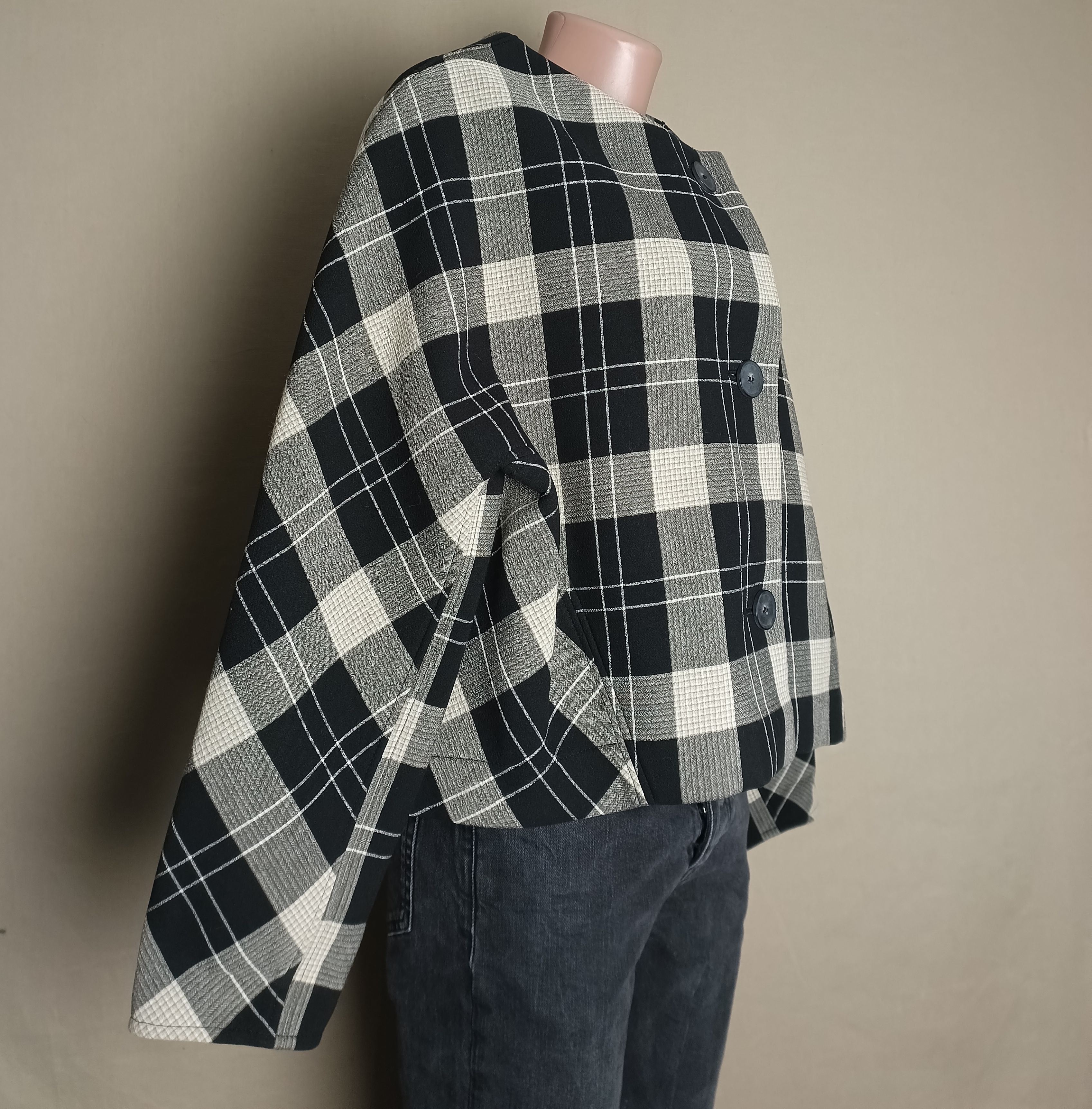 Annette Gortz Annette Gortz Paula Scuba Plaid Print Jacket Size L Size L / US 10 / IT 46 - 6 Thumbnail