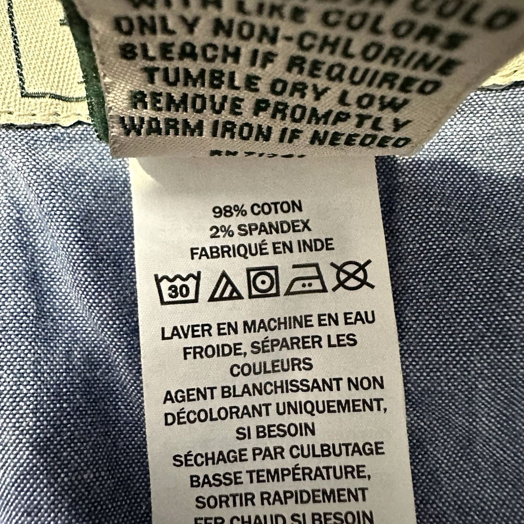 Vintage VINTAGE LL Bean Khaki Pants Mens 35x27 Lakewashed Straight Stretch Standard Fit Beige Shirt Size US 35 - 6 Thumbnail