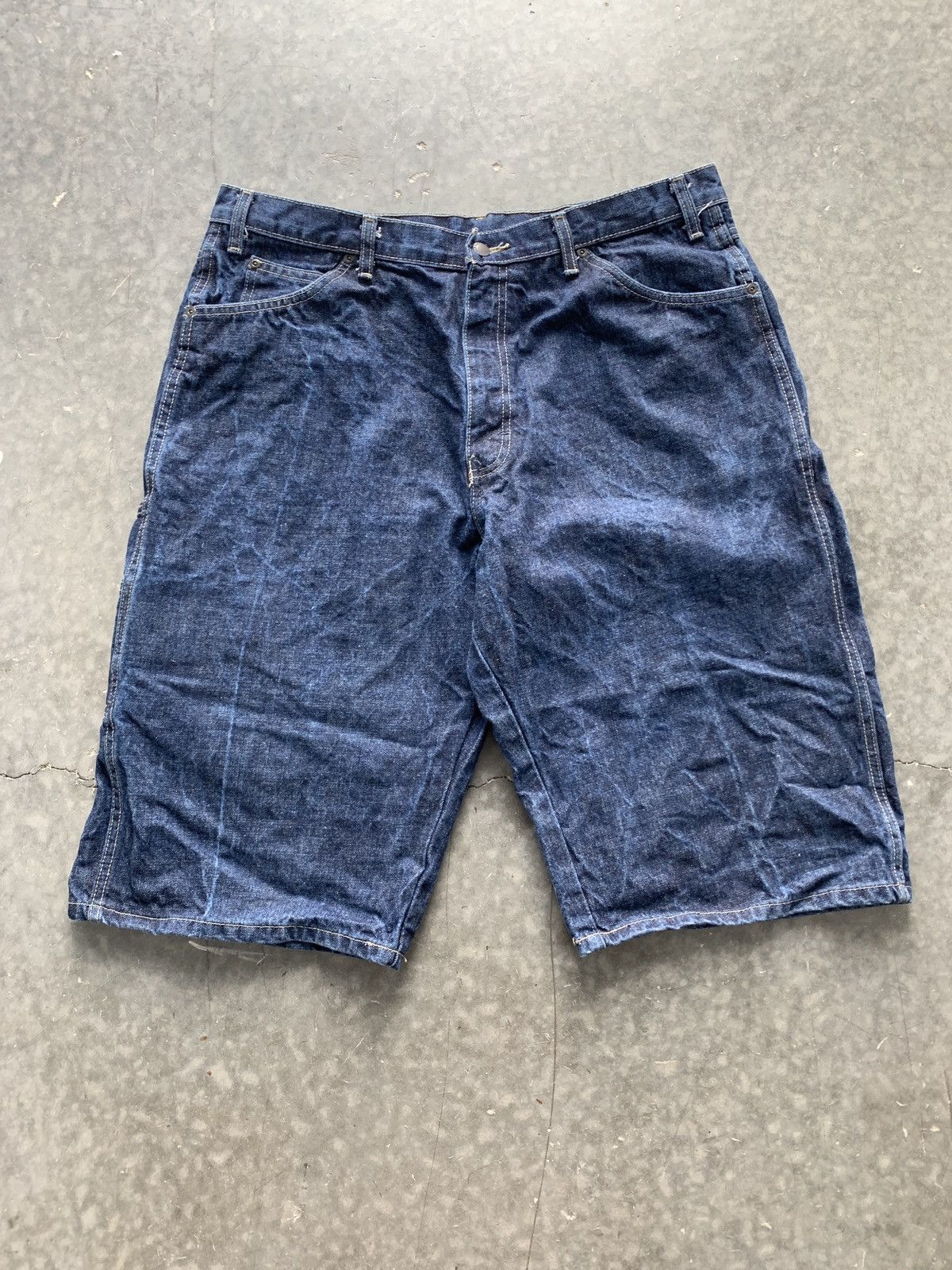 Dickies × Vintage Vintage Y2K Dickies Carpenter Jean Shorts Size US 38 / EU 54 - 4 Thumbnail