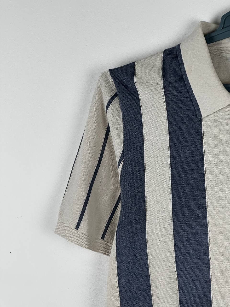 Reiss Reiss Knitted Stripped Zip Polo Summer Size S Size US S / EU 44-46 / 1 - 5 Thumbnail