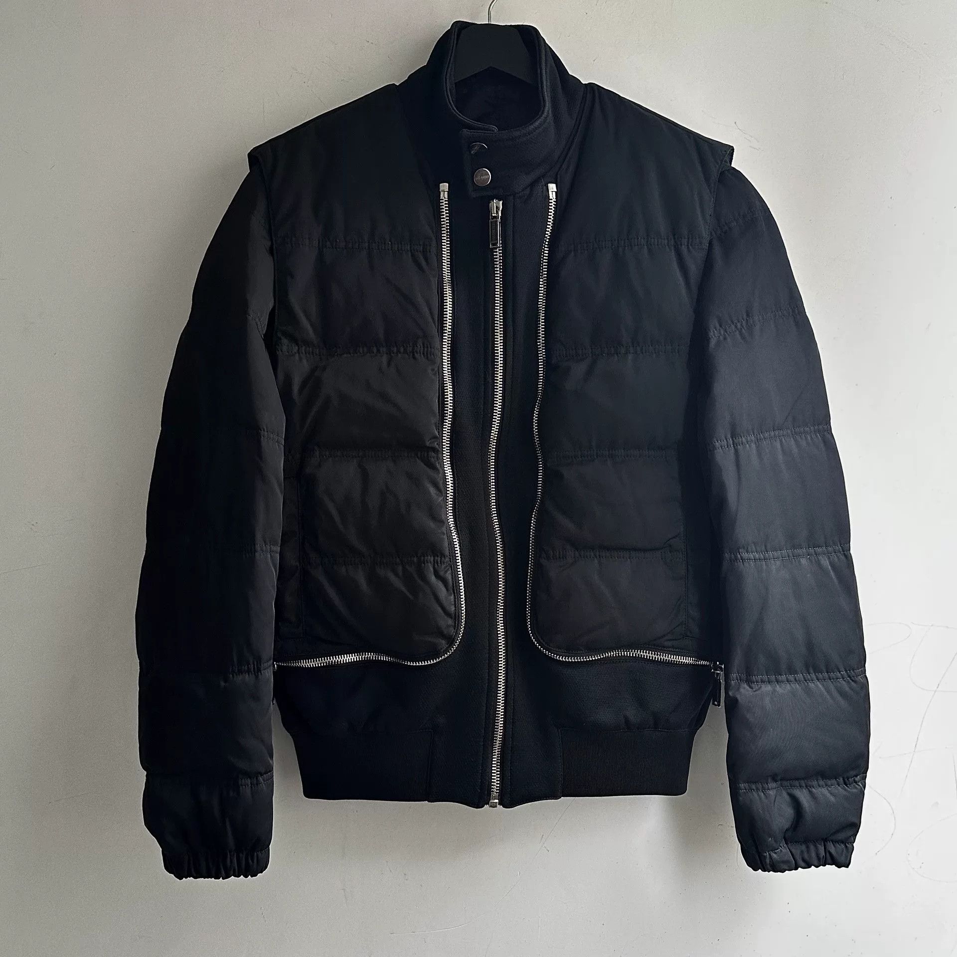 dirk bikkembergs zip-up down jacket