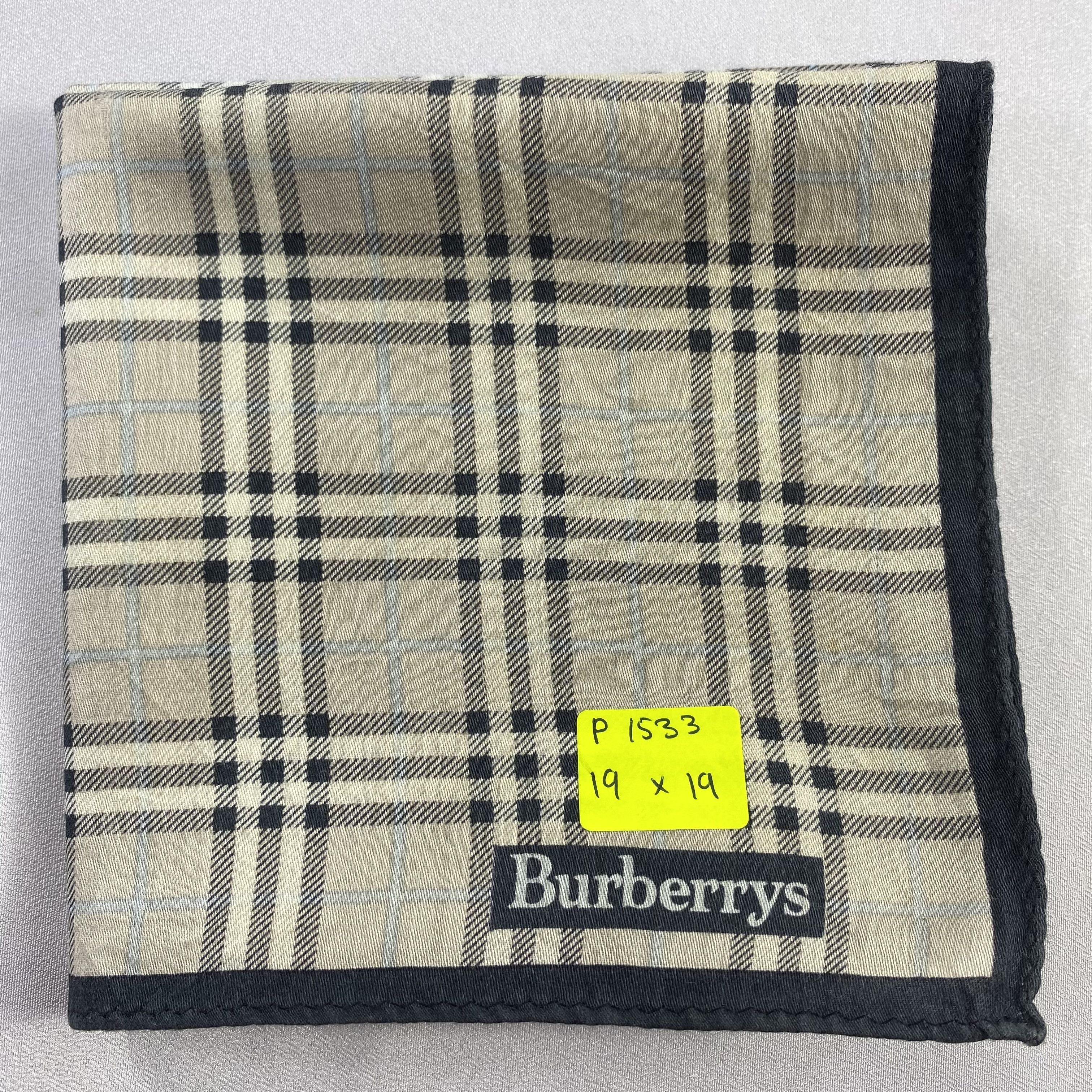 Burberry × Vintage Burberry Handkerchief / Neckerchief / Bandana-P1533 Size ONE SIZE - 5 Thumbnail