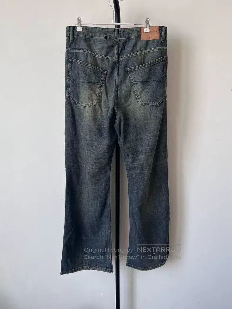 Balenciaga Balenciaga Water Ripple Slim Straight Denim Long Pants Size US 28 / EU 44 - 2 Thumbnail
