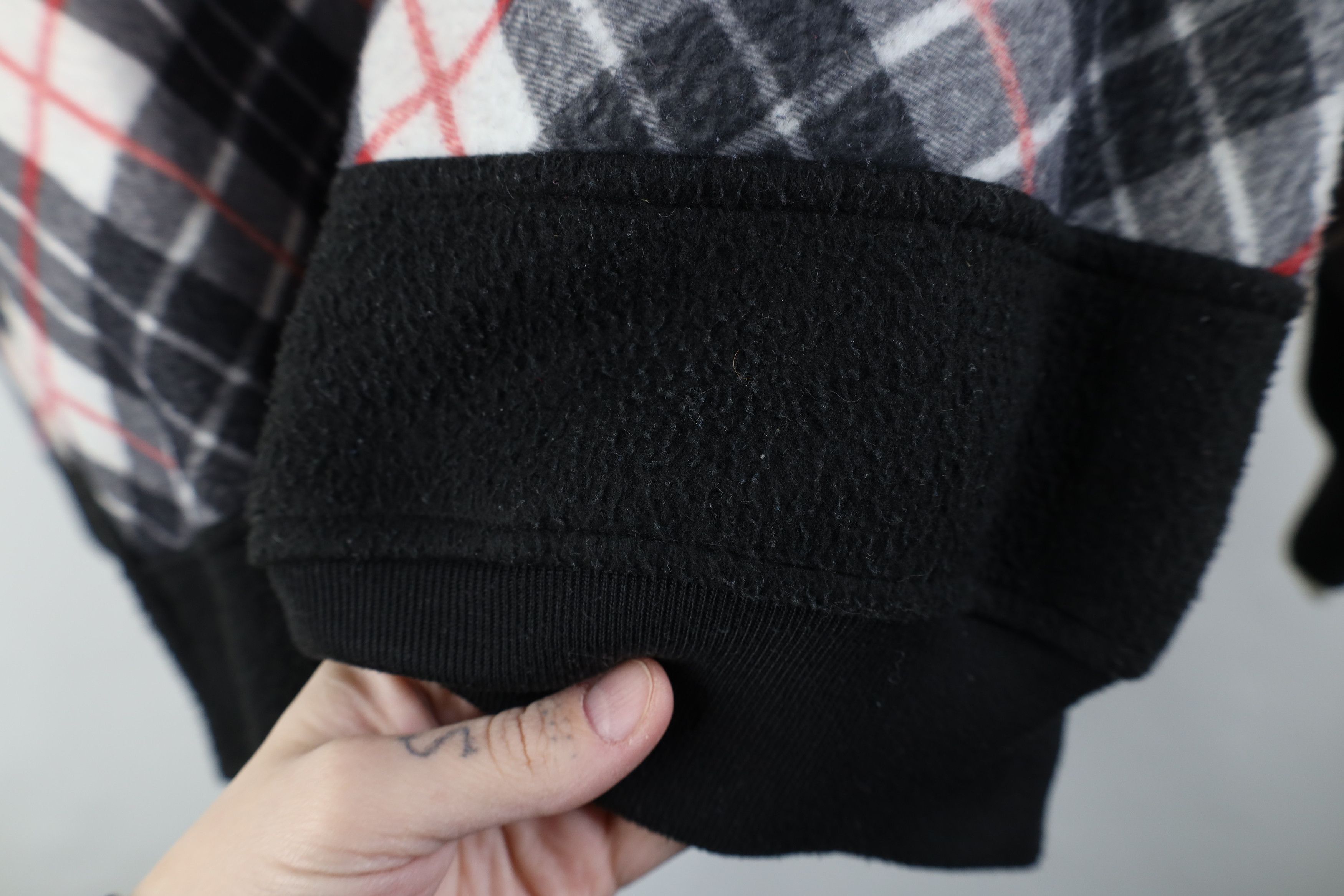 Vintage Vintage 90s Streetwear Fleece Mock Neck Sweatshirt Size L / US 10 / IT 46 - 6 Thumbnail