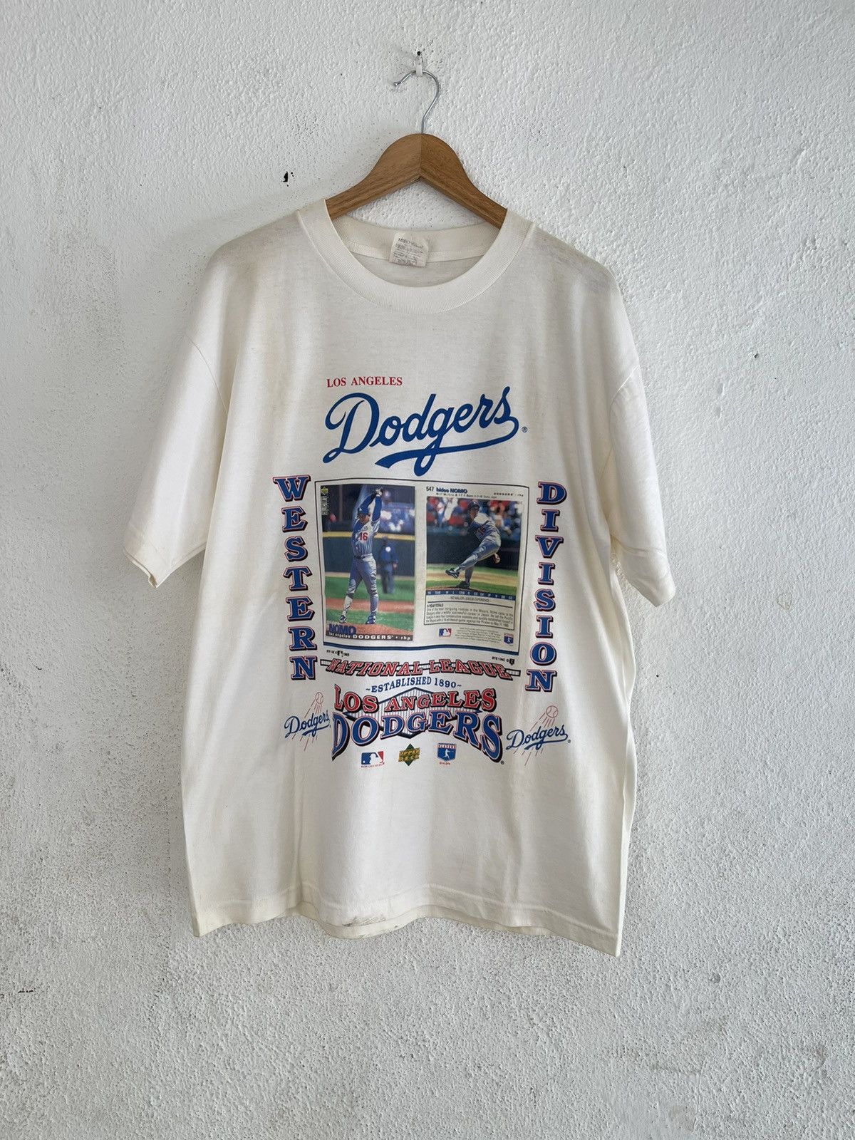 MLB × Vintage Vintage Los Angeles Dodgers Hideo Nomo Western Division Size US L / EU 52-54 / 3 - 1 Thumbnail