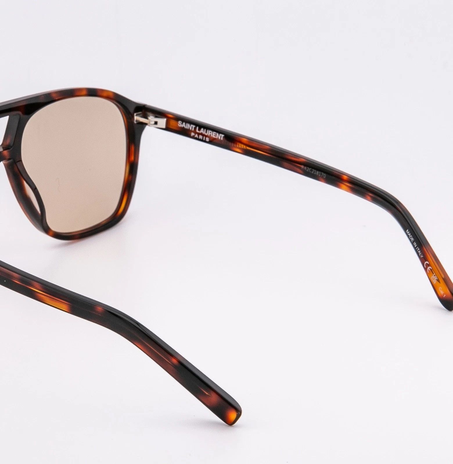 Saint Laurent Paris SAINT LAURENT DUNE SL 596 SL596 Aviator Sunglasses 003 Size ONE SIZE - 2 Thumbnail
