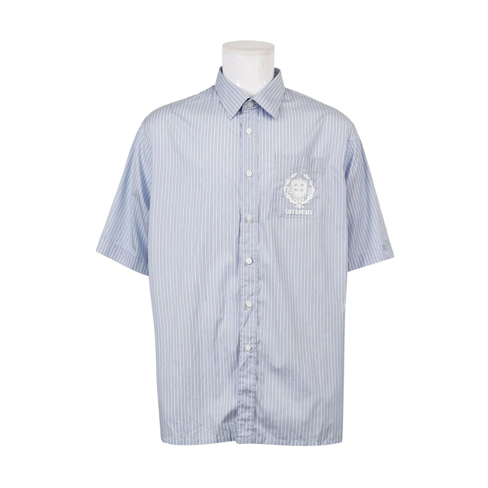Givenchy Givenchy Cotton Stripe Short-Sleeve Shirt Size US XS / EU 42 / 0 - 1 Thumbnail