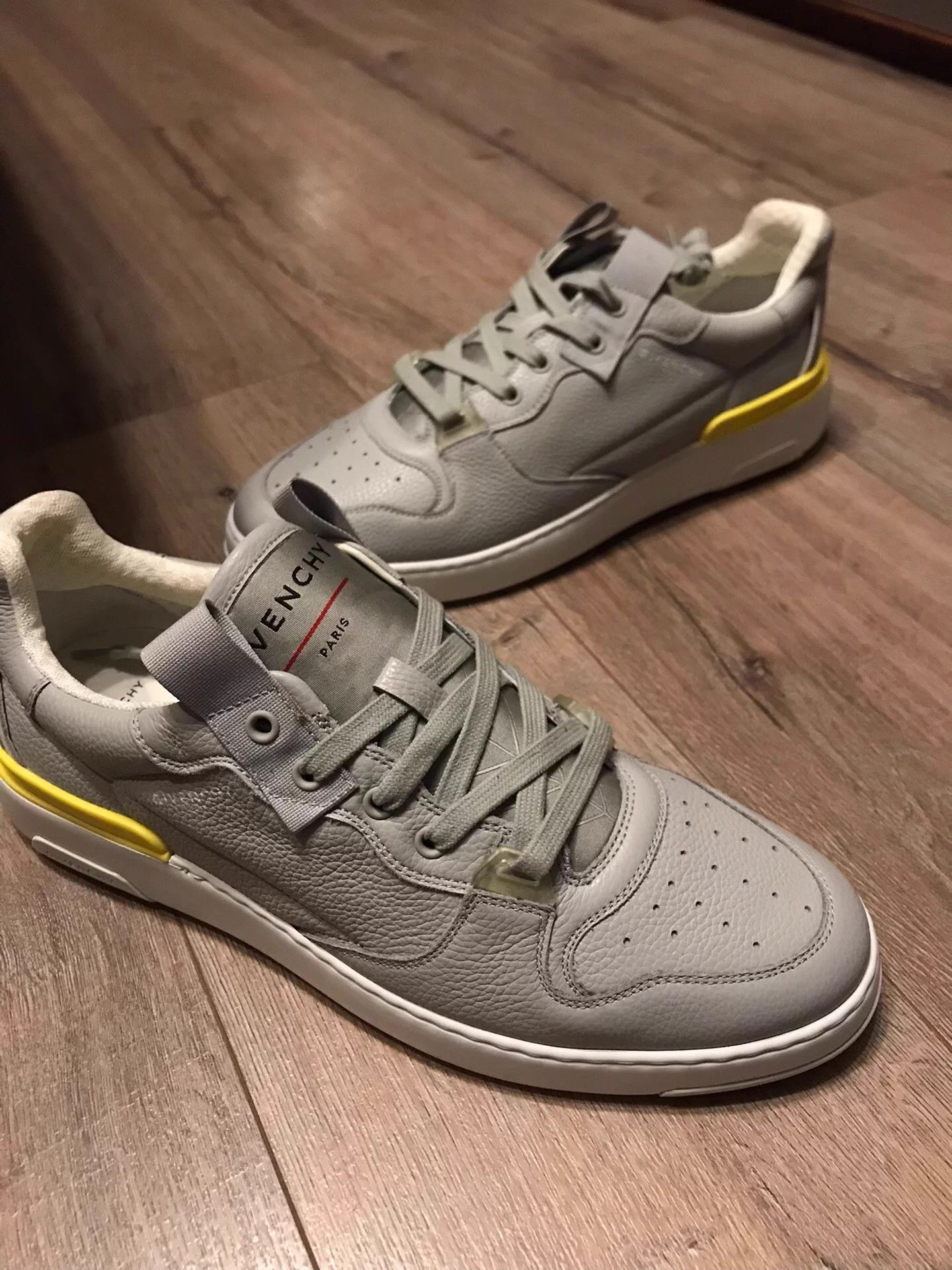 Givenchy Givenchy 44 Cement Gray Leather Trainers Size US 11 / EU 44 - 6 Thumbnail