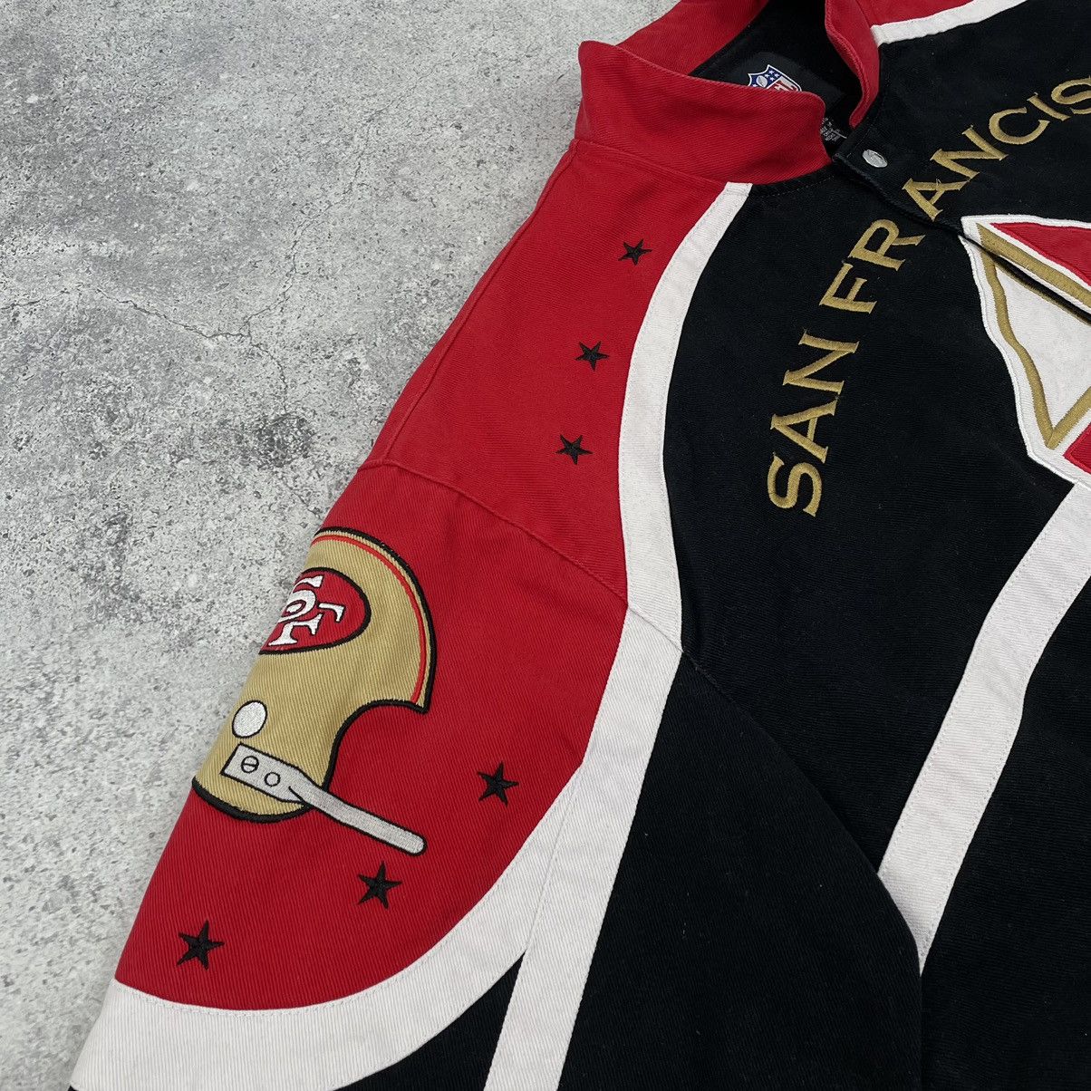 NFL San Francisco 49ers 2009 NFL Legacy Twill Jacket Size US XXL / EU 58 / 5 - 6 Thumbnail