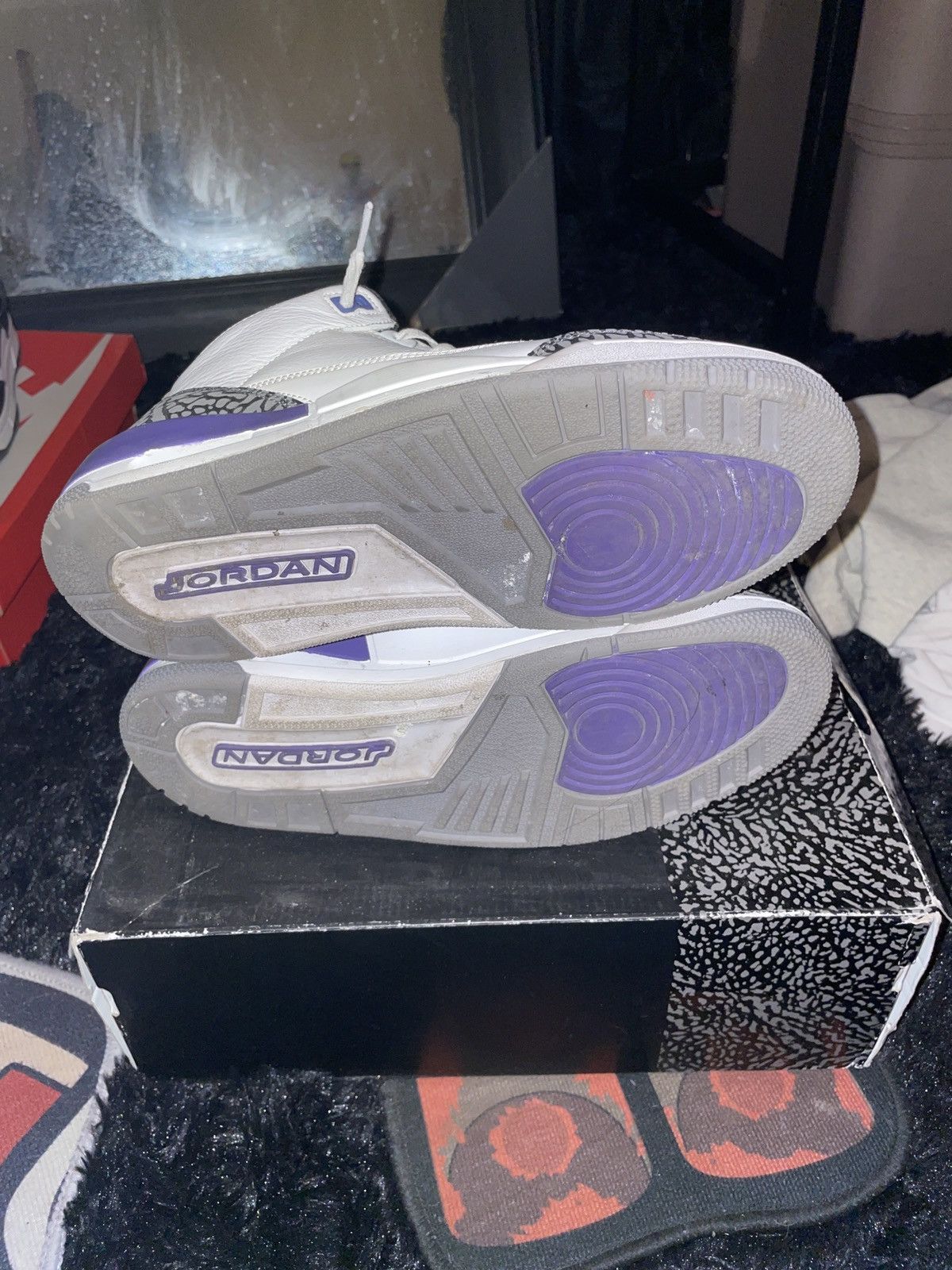 Jordan Brand Air Jordan 3 Retro “Dark Iris” Size US 9 / EU 42 - 7 Thumbnail