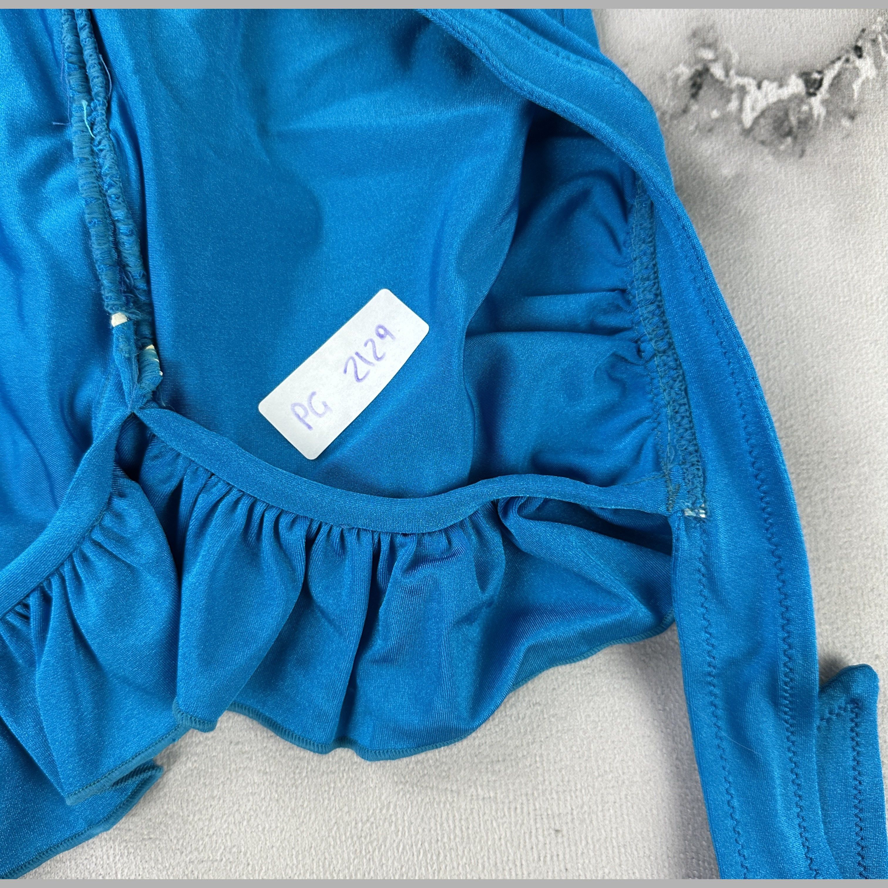 Versace Costume Intero Gianni Versace Azzurro '90s – 44 IT Size M / US 6-8 / IT 42-44 - 4 Thumbnail
