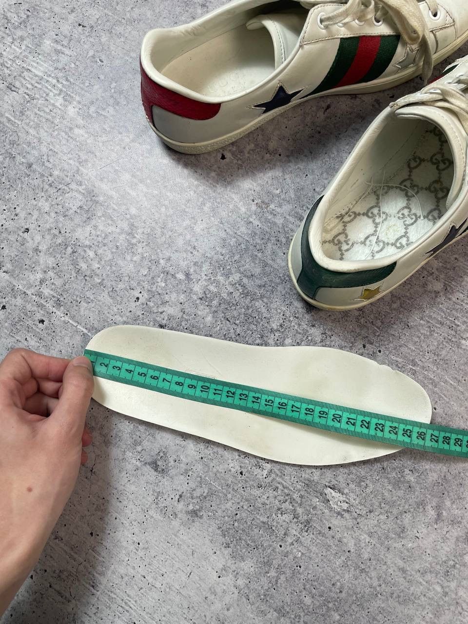 Gucci Gucci Ace Stars Low Top Sneakers Shoes Y2K Size US 7 / IT 37 - 13 Thumbnail
