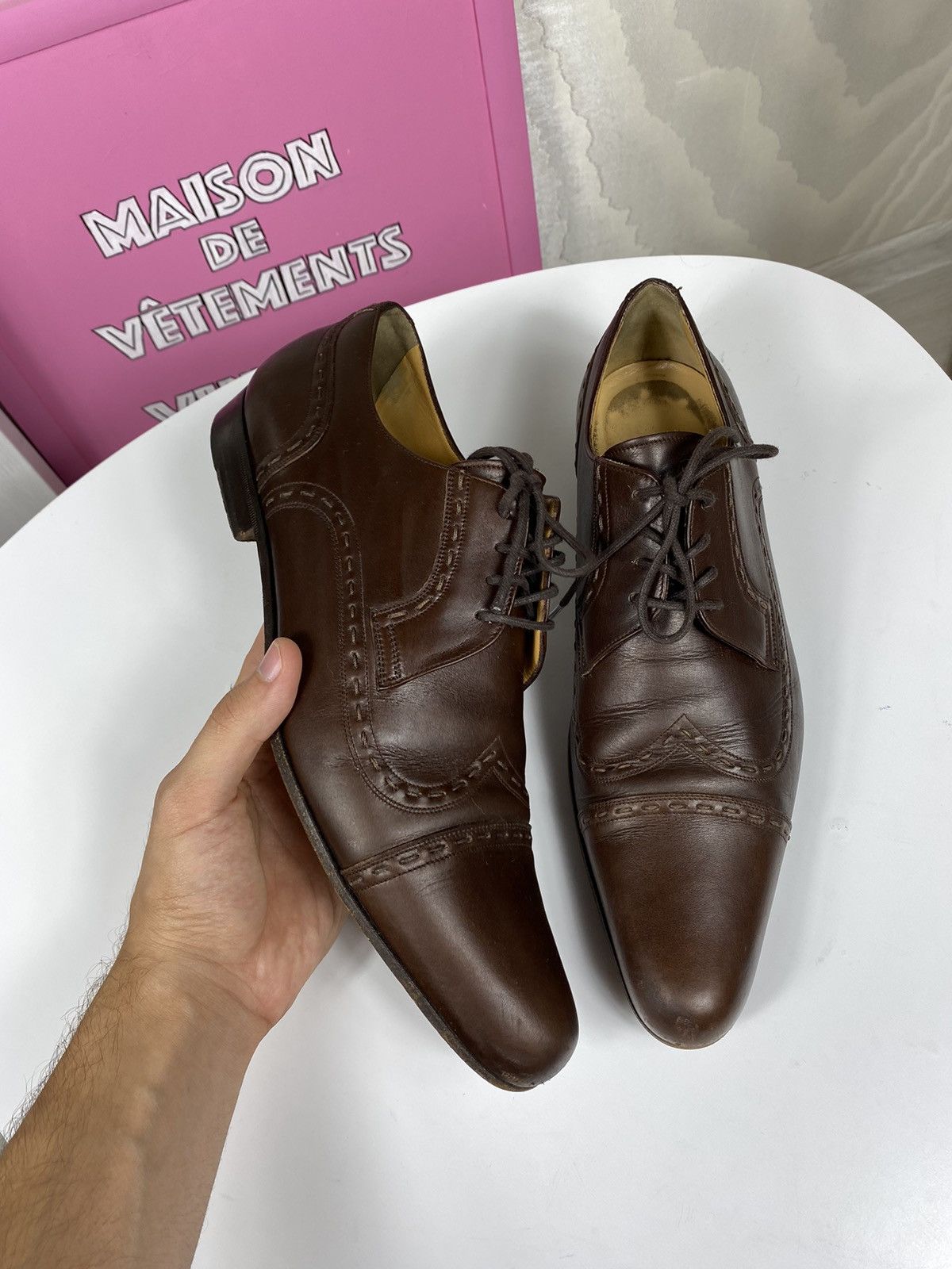 Dolce & Gabbana × Vintage Dolce&Gabbana Derby Lace Up Size US 8 / EU 41 - 7 Thumbnail