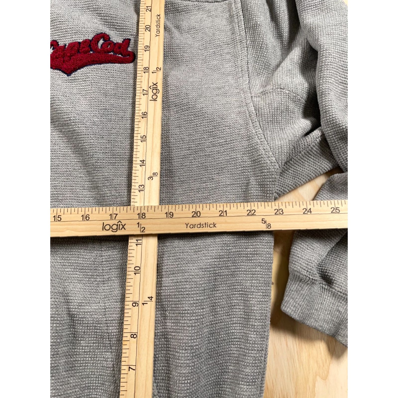 Vintage VINTAGE Cuffy's Cape Cod Hoodie Shirt Adult Medium Gray Heavy Pique Cotton Sweatshirt Embroidered Logo Mens Size US M / EU 48-50 / 2 - 6 Thumbnail