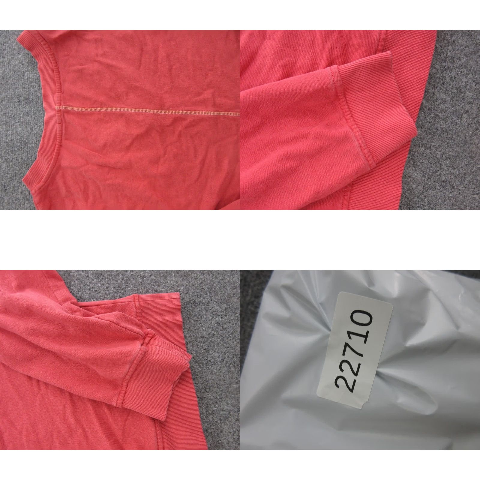 Marine Layer Marine Layer Sweatshirt Womens M Pink V-Neck Pullover Cropped Size M / US 6-8 / IT 42-44 - 8 Thumbnail