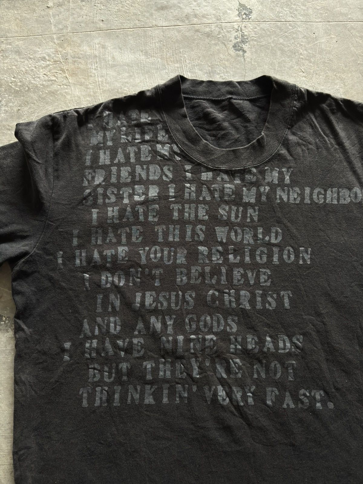 Beauty Beast 010920 THE NINE HEADS poem japanese punk undercover style Size US M / EU 48-50 / 2 - 2 Thumbnail
