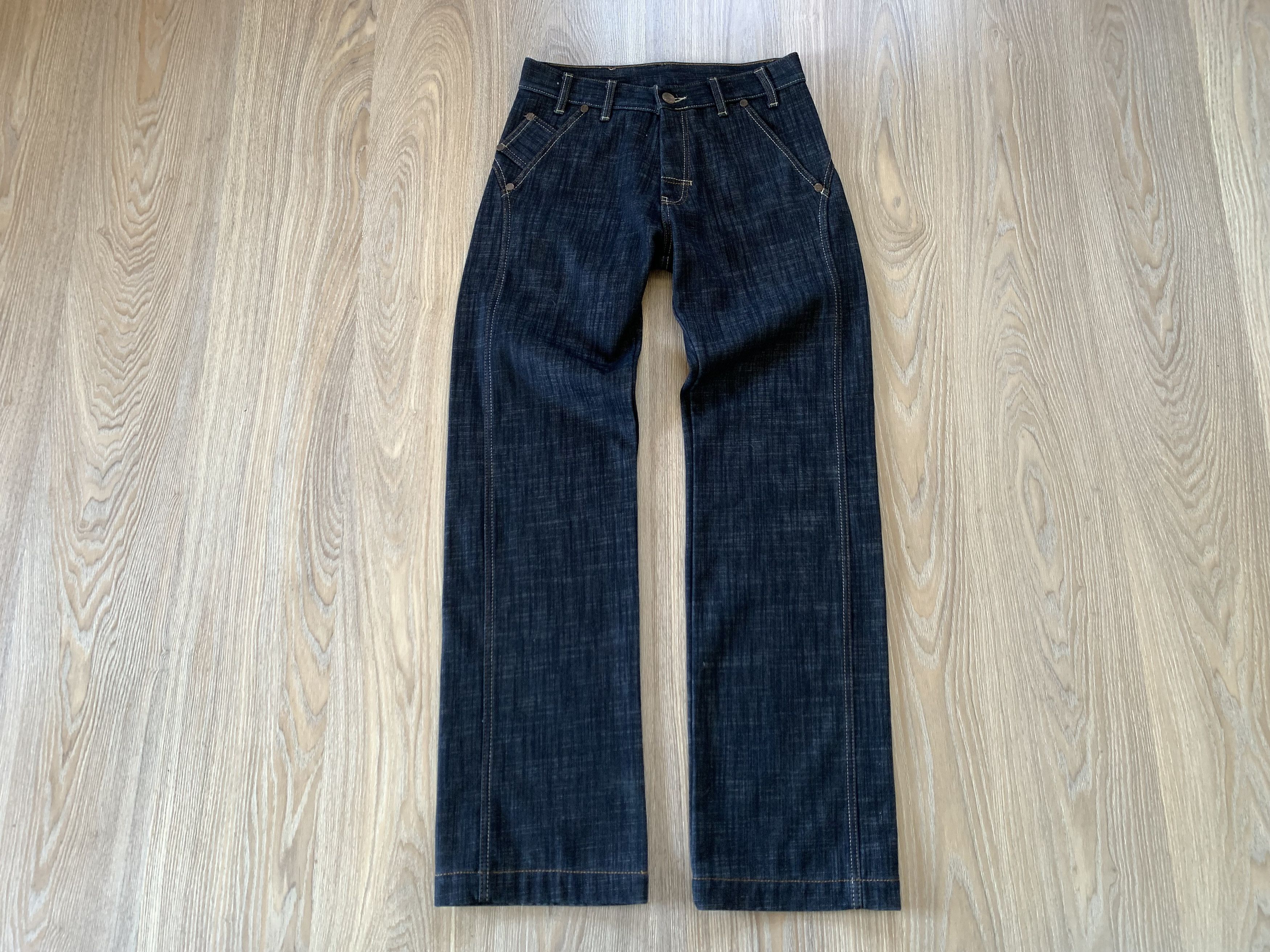 Vintage Vintage Vinci Warm Heavy Denim Jeans Size US 30 / EU 46 - 2 Thumbnail