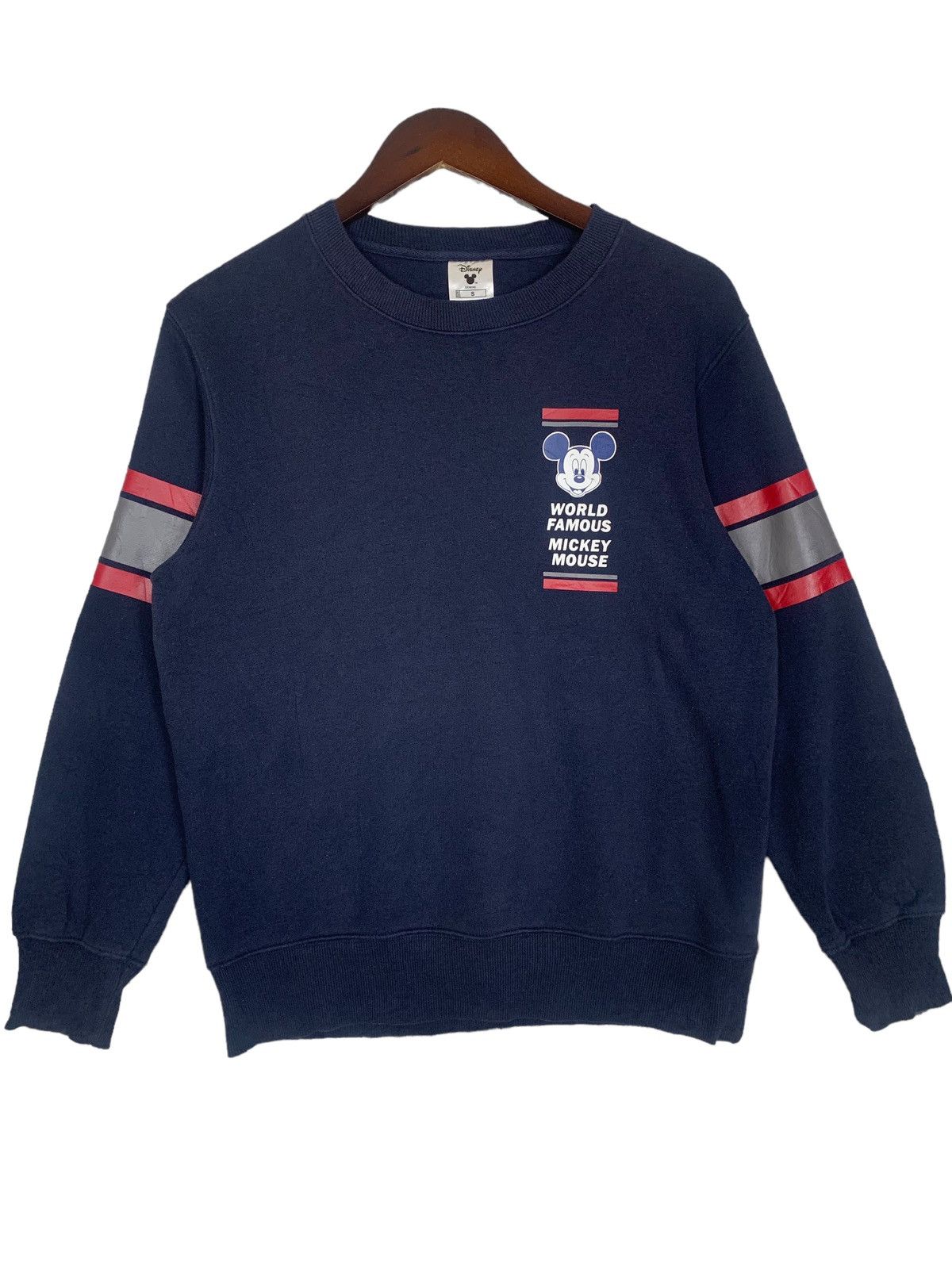 GU Disney Mickey Mouse Gu Japanese Brand Crewneck Sweatshirt Size S / US 4 / IT 40 - 1 Thumbnail