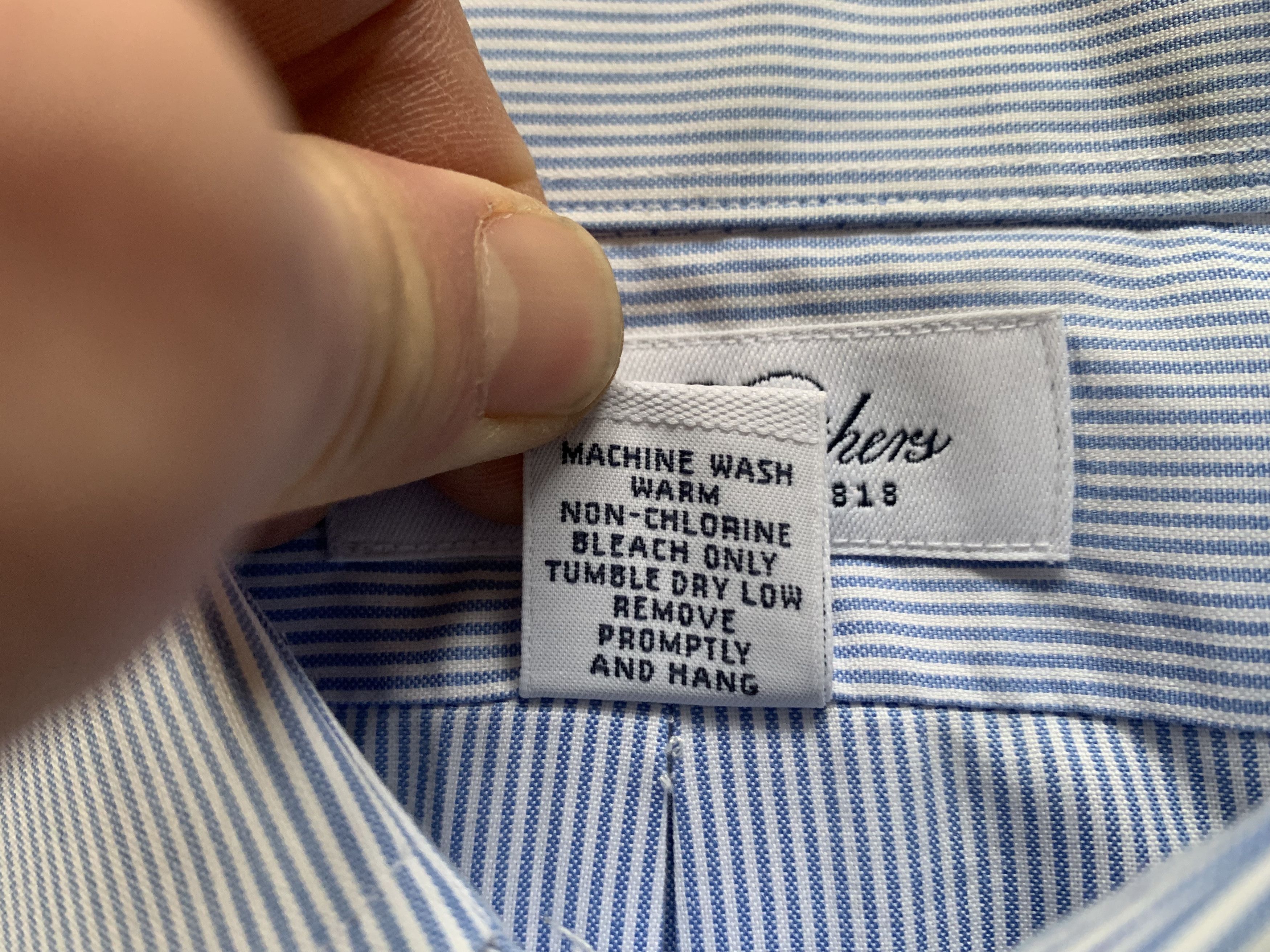 Brooks Brothers Brooks Brothers Stripe Long Sleeve Shirt Size US XXL / EU 58 / 5 - 6 Thumbnail