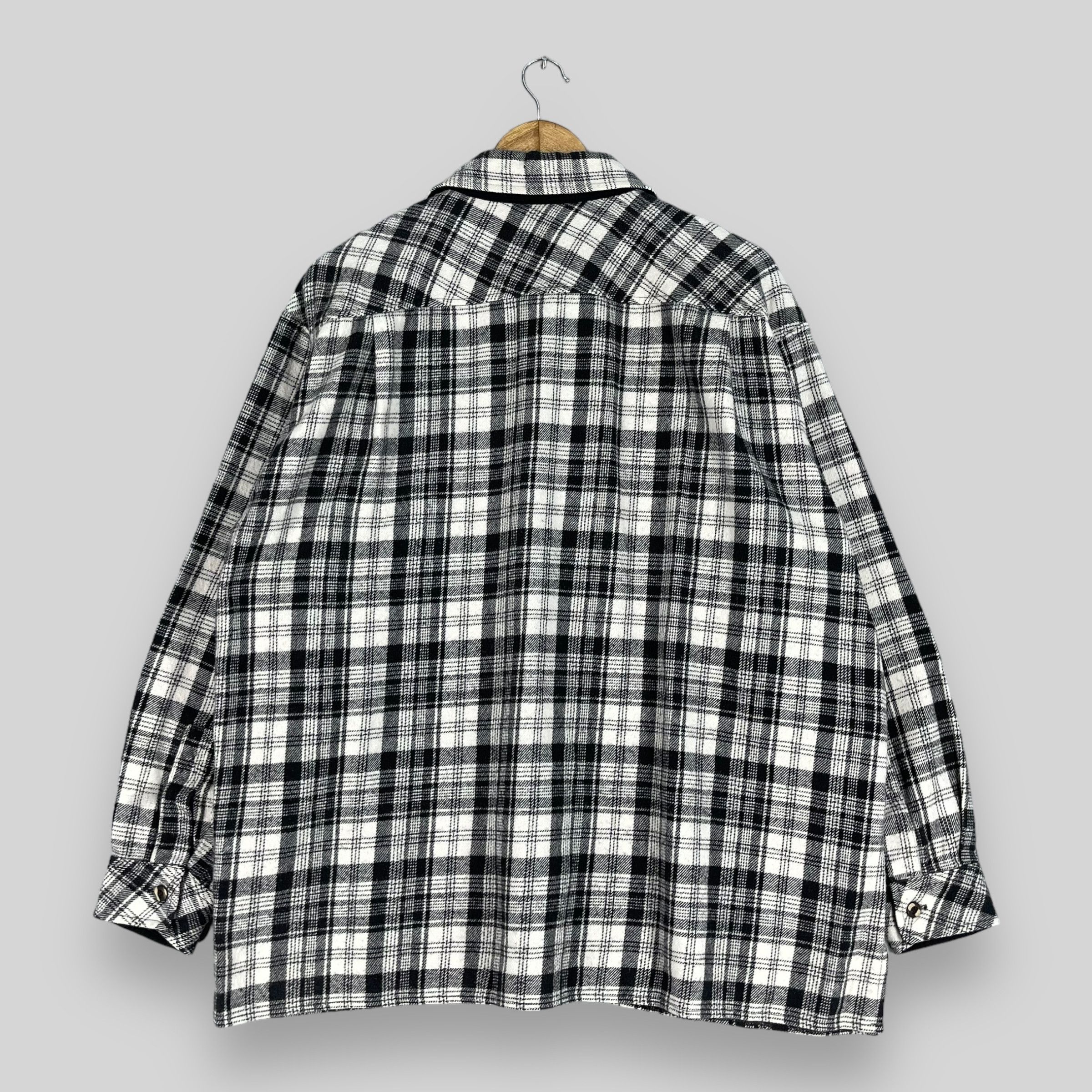 Flannel × Mercedes-Benz Vintage Plaid Checkered Tartan Button Up Flannel Shirt Size US M / EU 48-50 / 2 - 8 Thumbnail