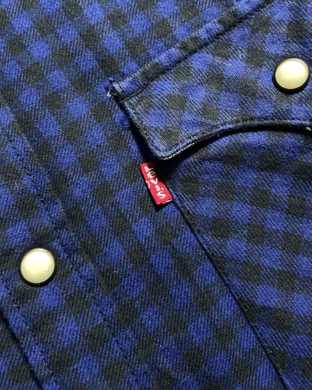Levi's Flannel Shirt Western Double Pocket LEVIS Size M Size US M / EU 48-50 / 2 - 6 Thumbnail